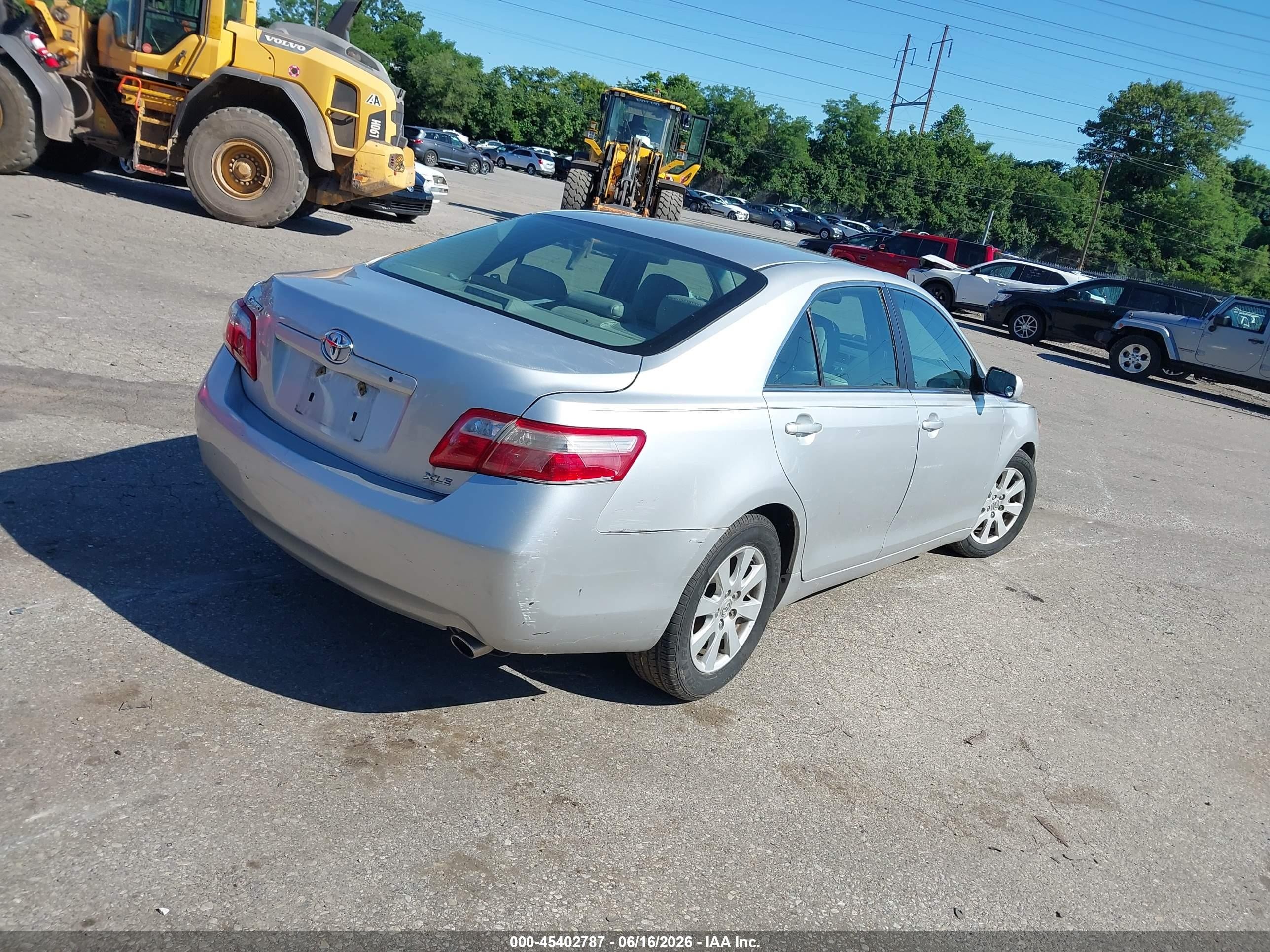 2009 Toyota Camry Xle Silver vin: 4T1BE46K09U376239