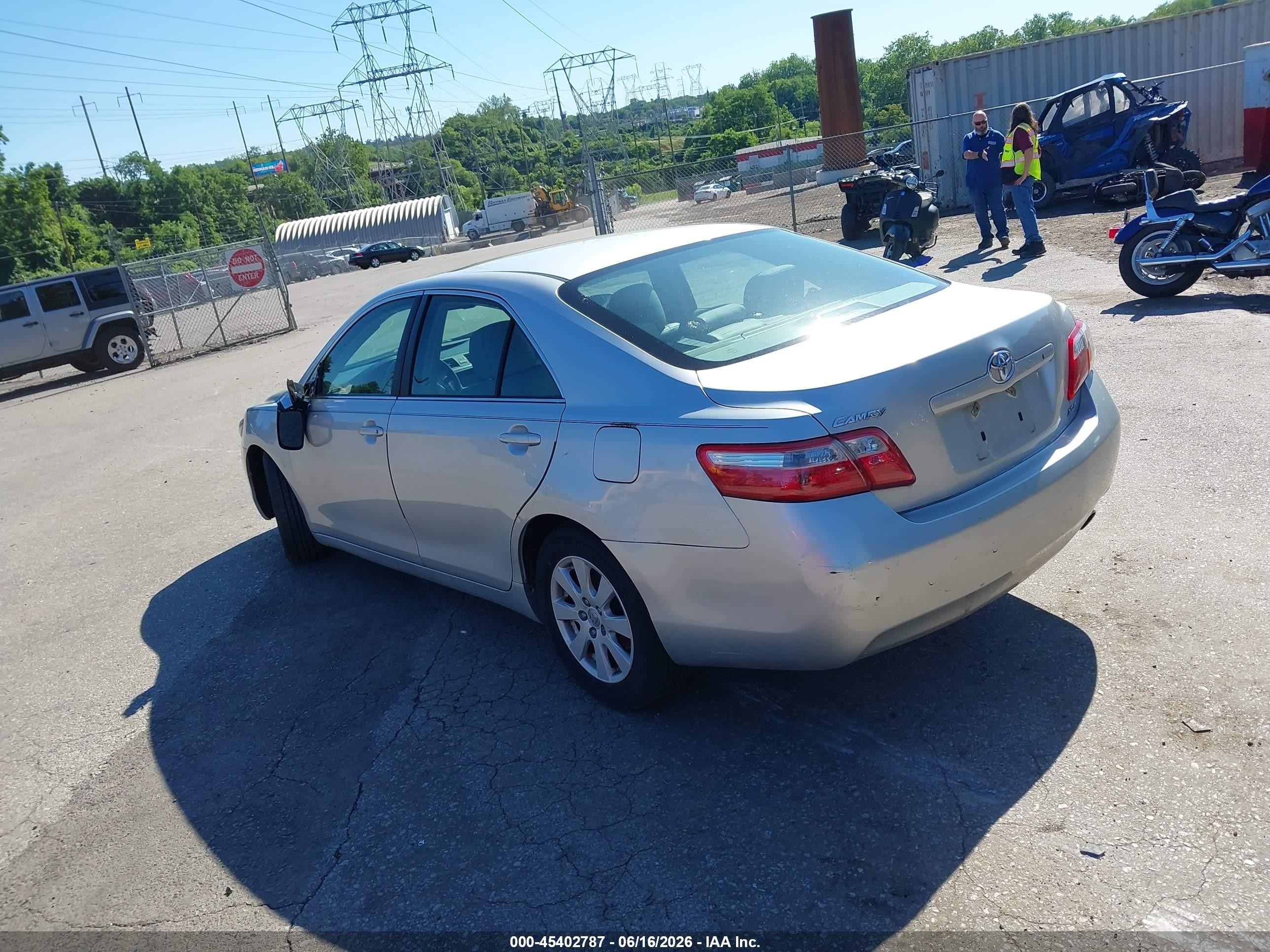2009 Toyota Camry Xle Silver vin: 4T1BE46K09U376239