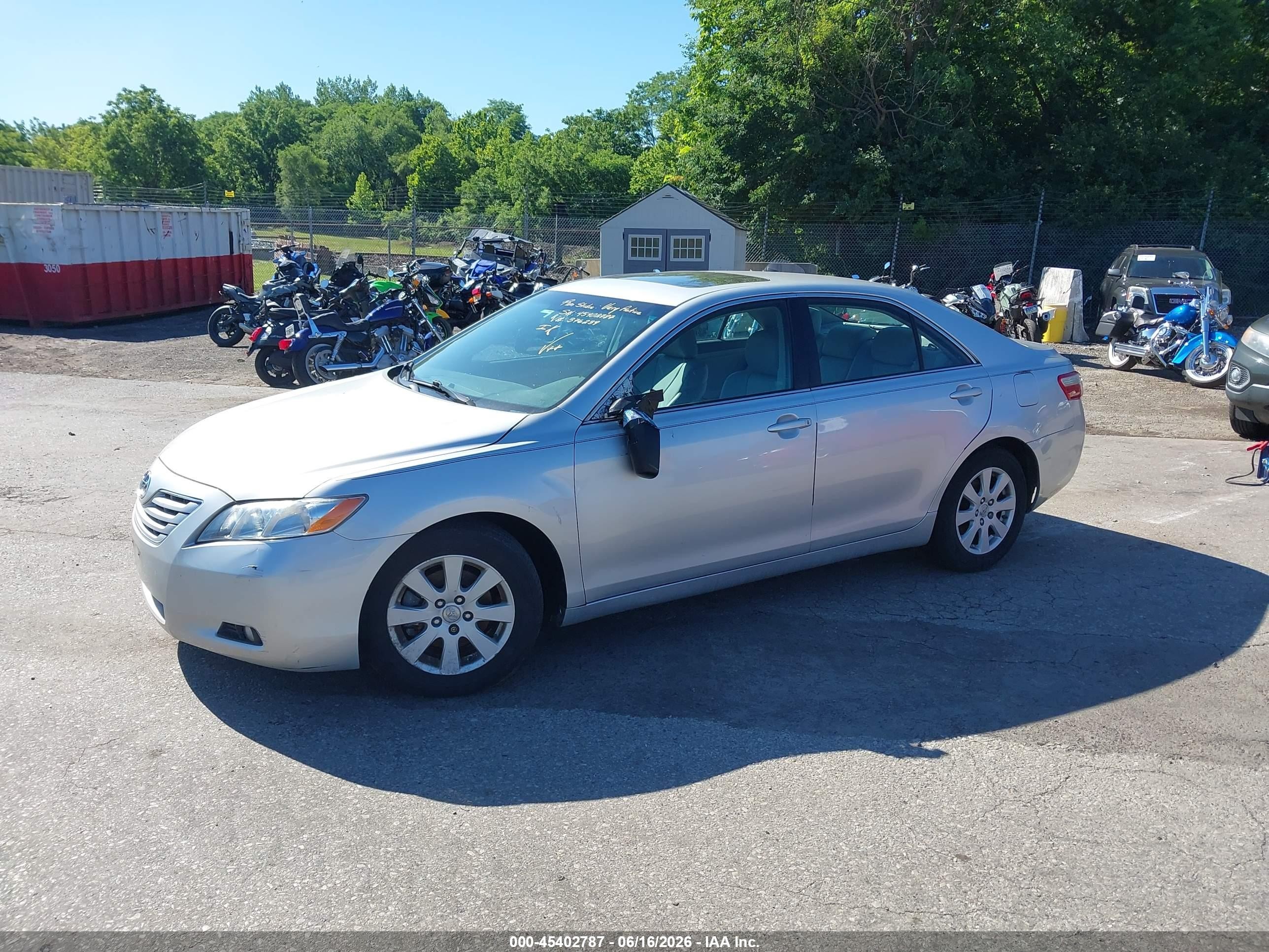 2009 Toyota Camry Xle Silver vin: 4T1BE46K09U376239
