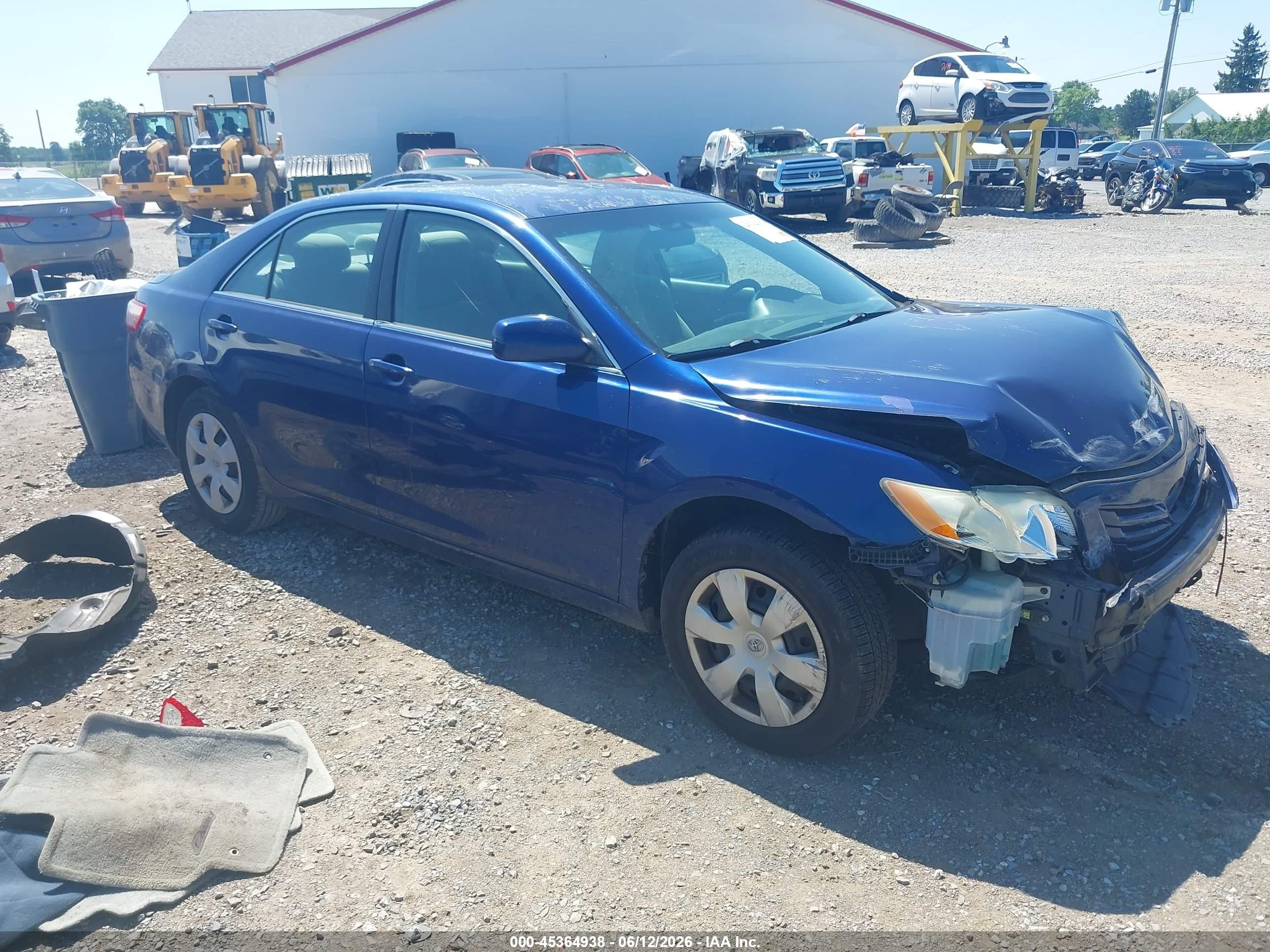 2009 Toyota Camry Le Синий vin: 4T1BE46K09U390450