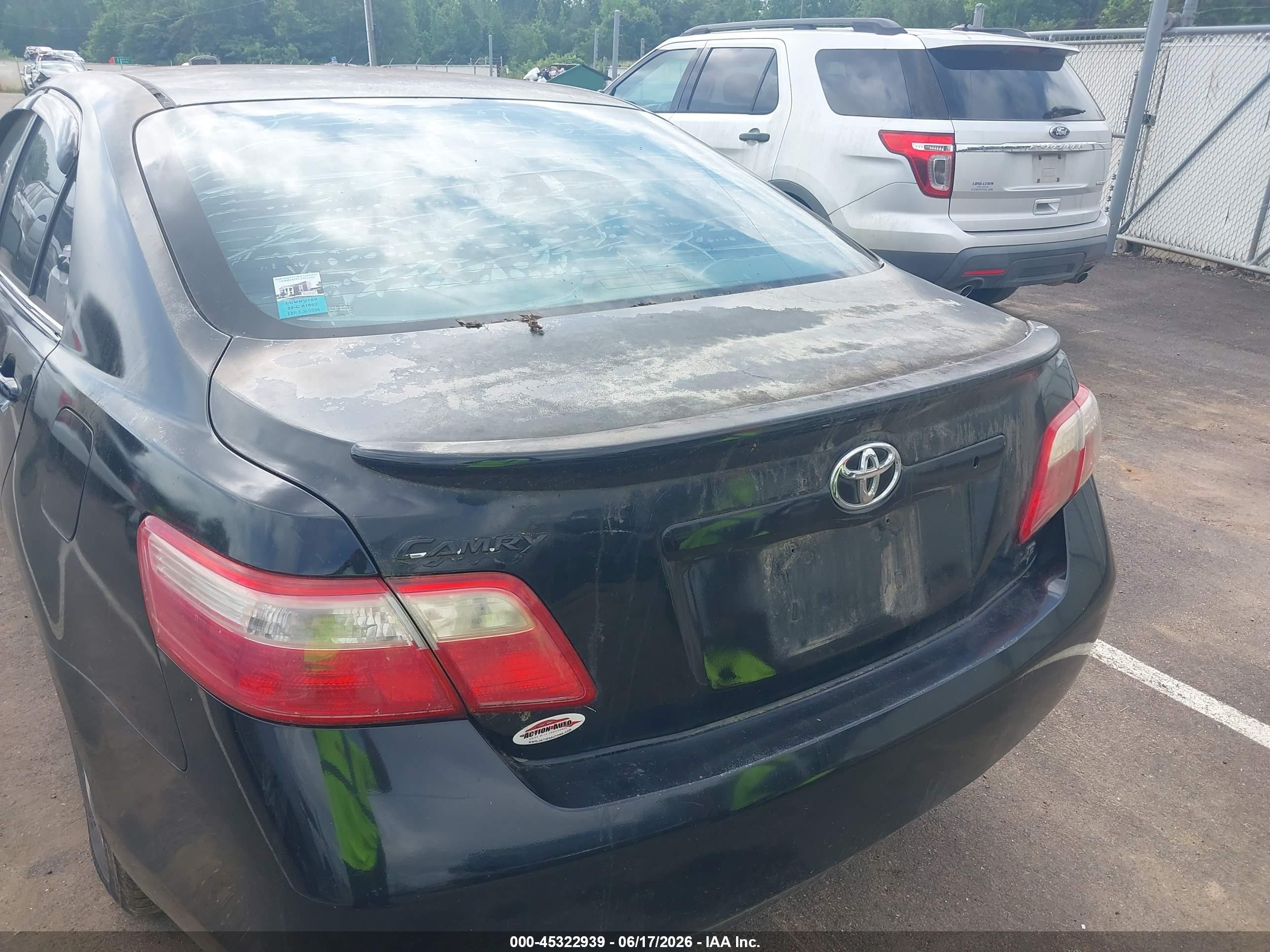 2009 Toyota Camry Le Black vin: 4T1BE46K09U392117