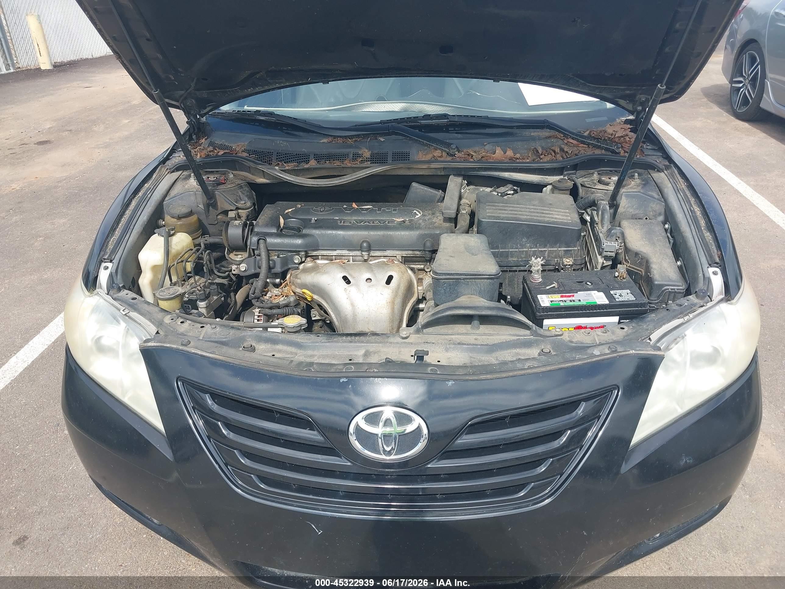 2009 Toyota Camry Le Black vin: 4T1BE46K09U392117