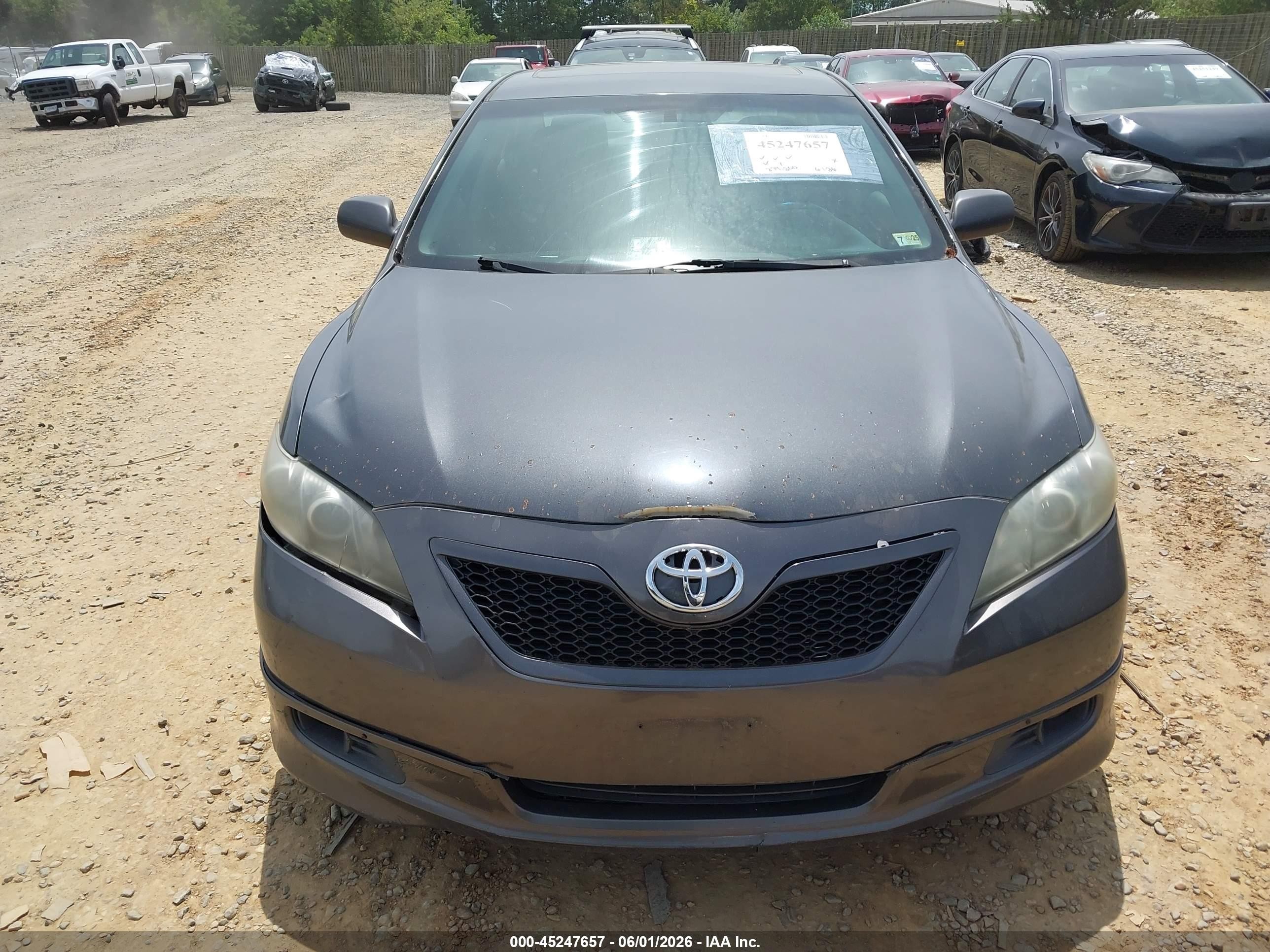 2009 Toyota Camry Se Gray vin: 4T1BE46K09U406517