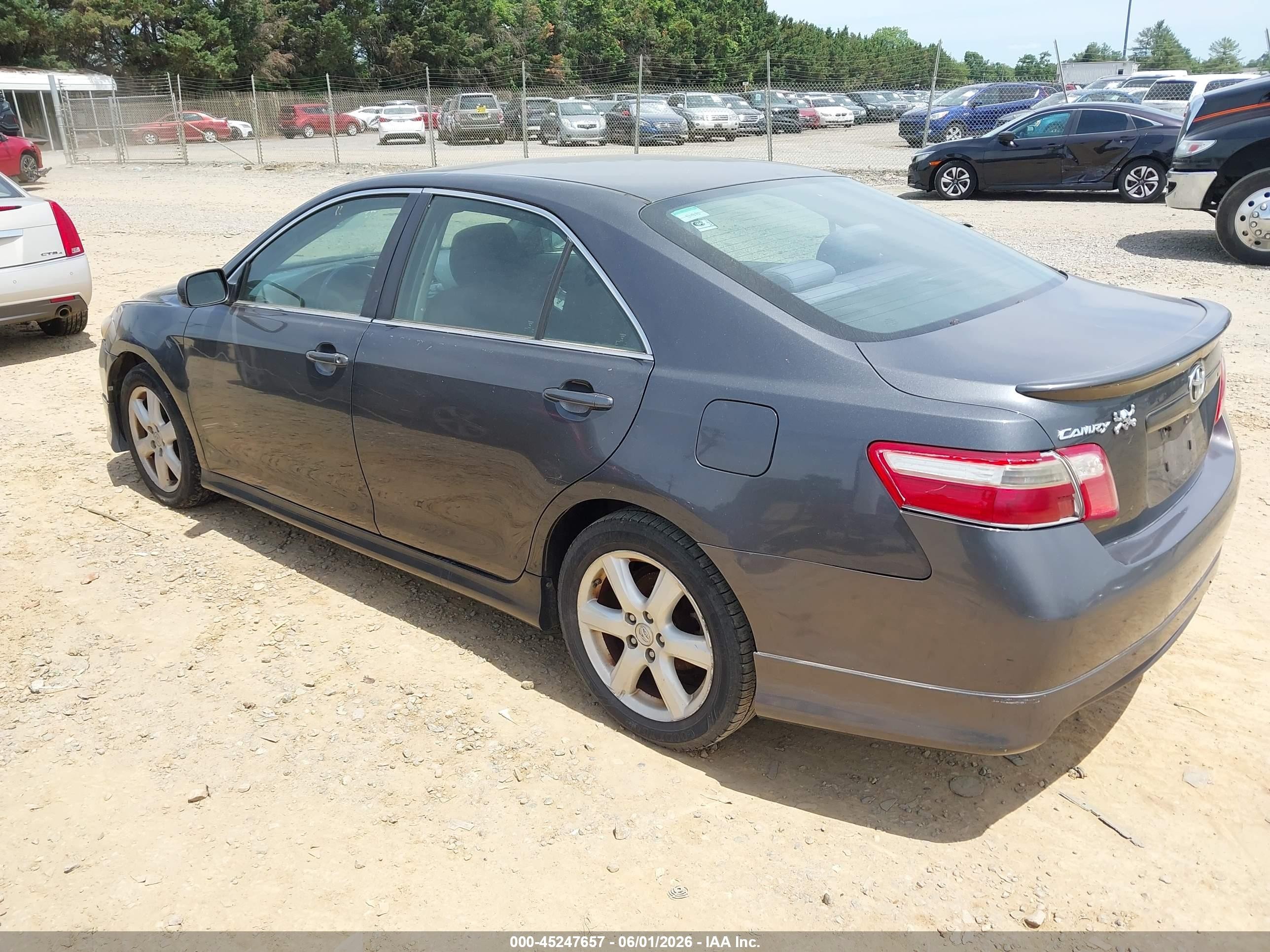 2009 Toyota Camry Se Gray vin: 4T1BE46K09U406517
