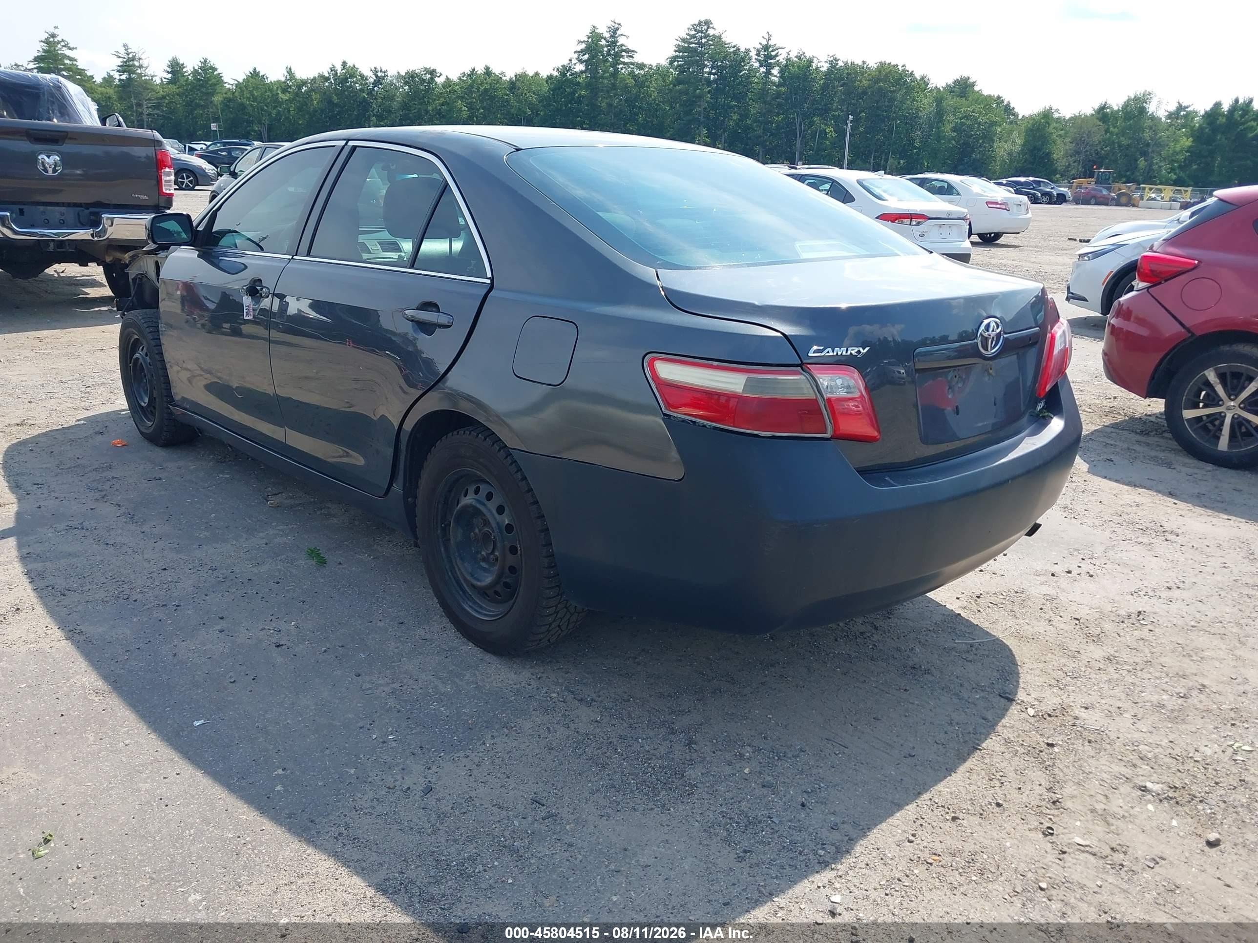 2009 Toyota Camry Le Gray vin: 4T1BE46K09U408641