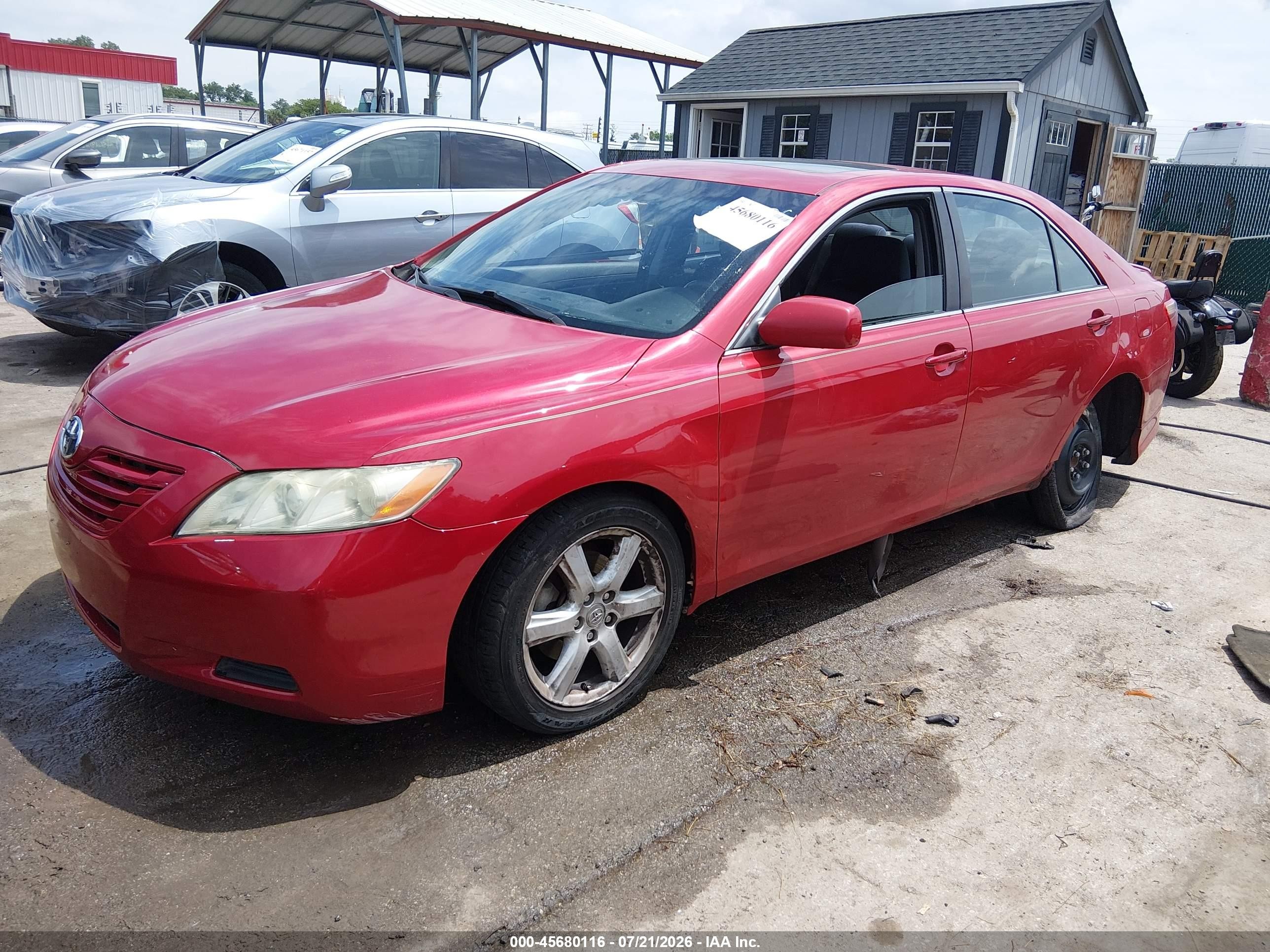 2009 Toyota Camry Se Red vin: 4T1BE46K09U409031