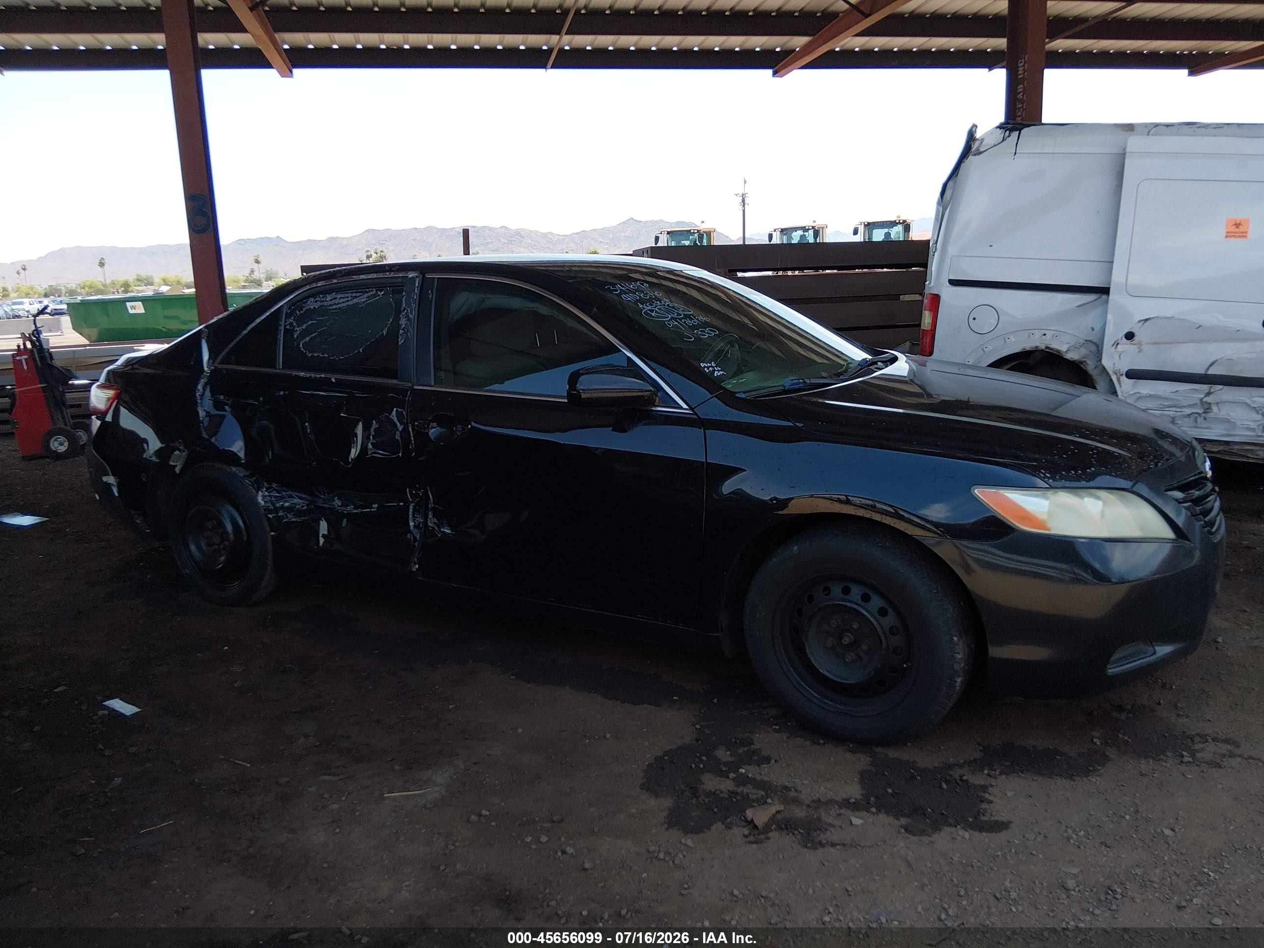 2009 Toyota Camry Le Black vin: 4T1BE46K09U410826