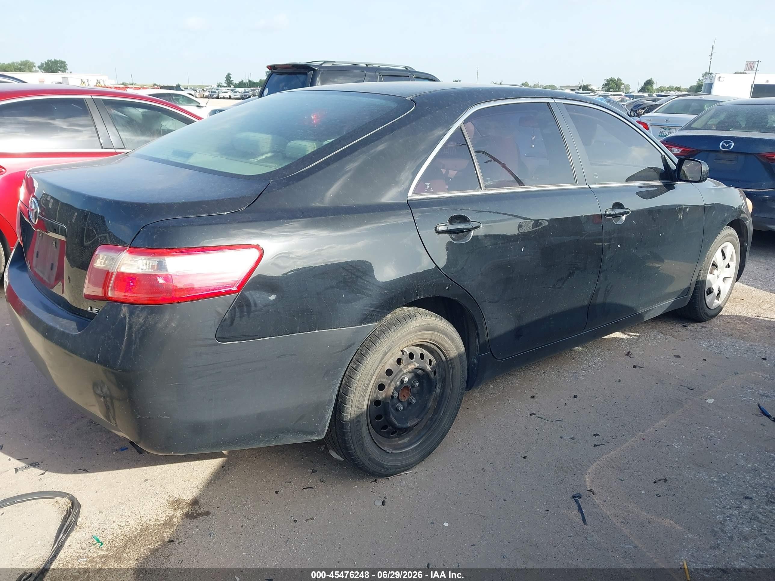 2009 Toyota Camry Le Black vin: 4T1BE46K09U805010