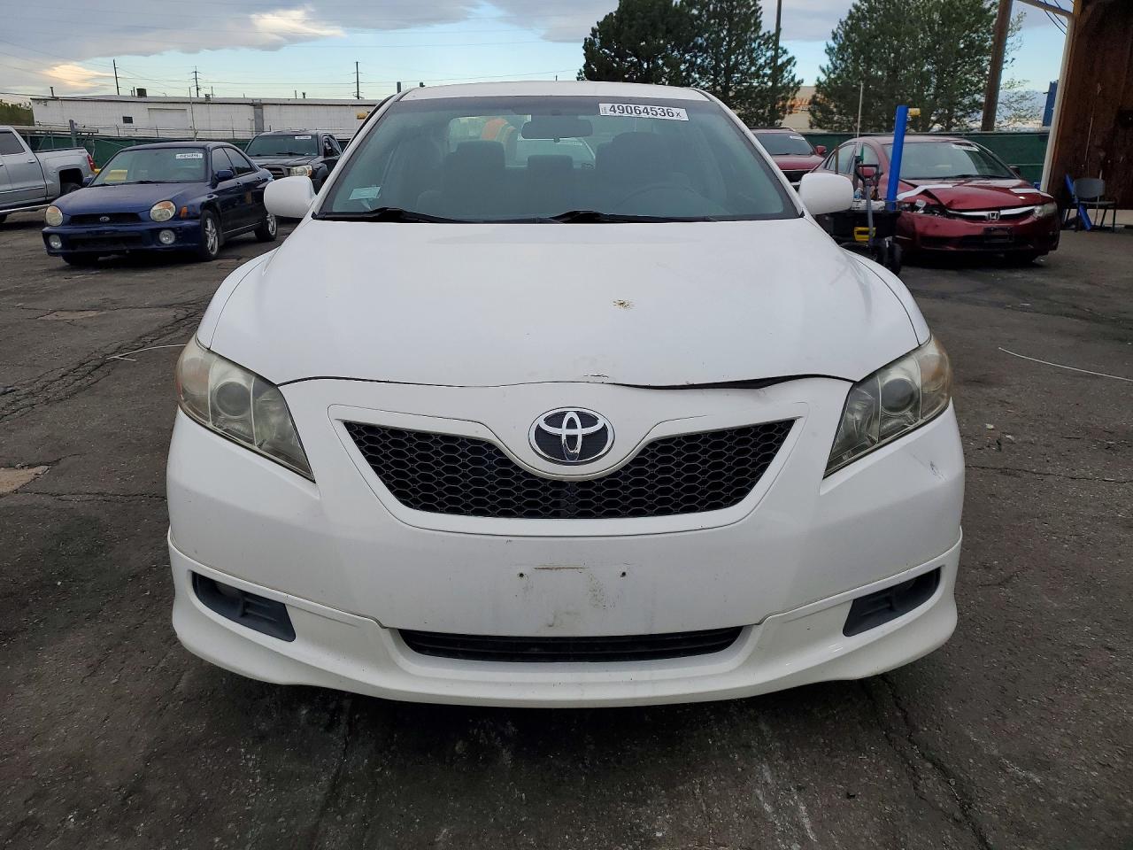 2009 Toyota Camry Se White vin: 4T1BE46K09U827685