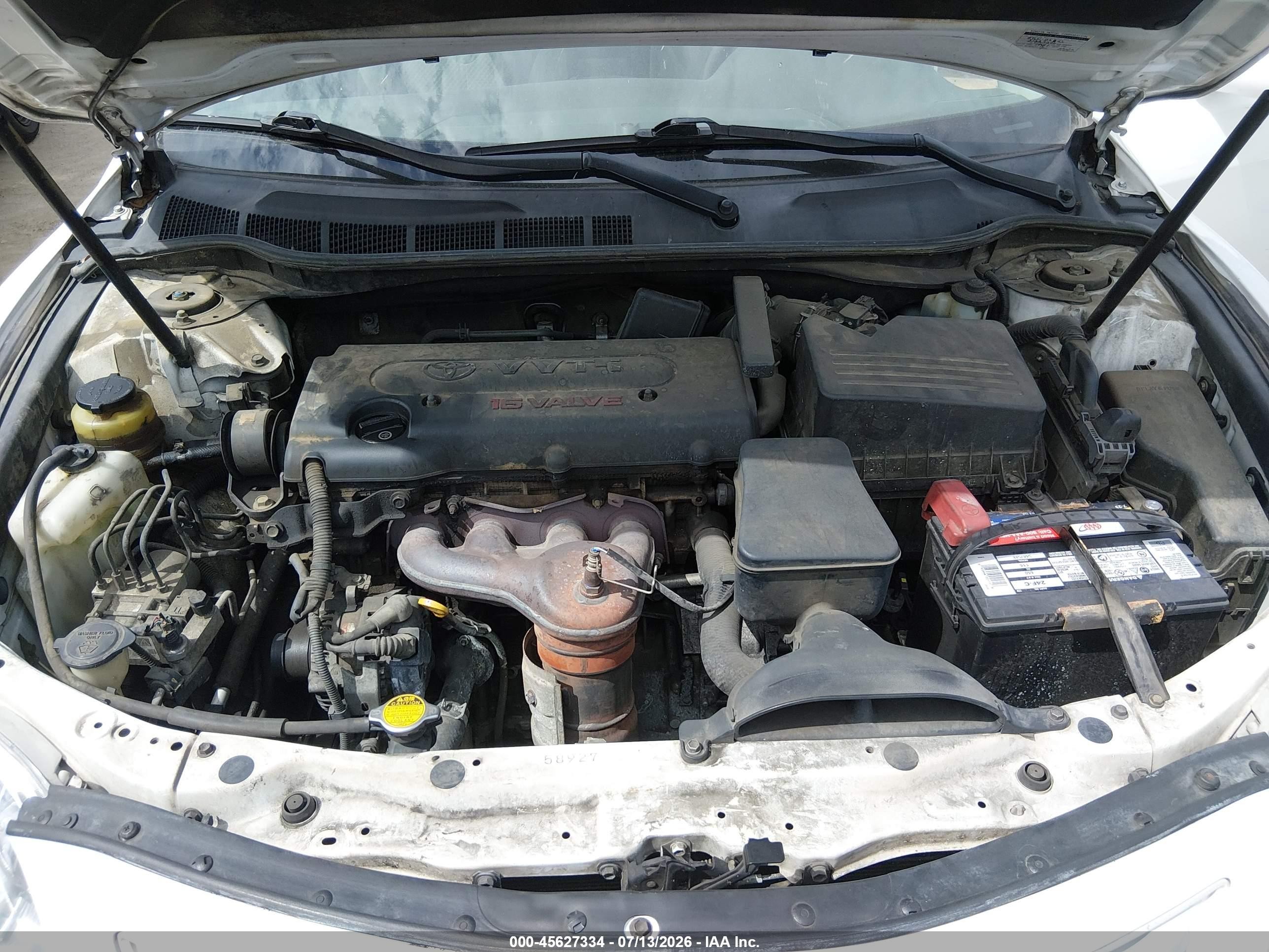 2009 Toyota Camry Le Белый vin: 4T1BE46K09U847614
