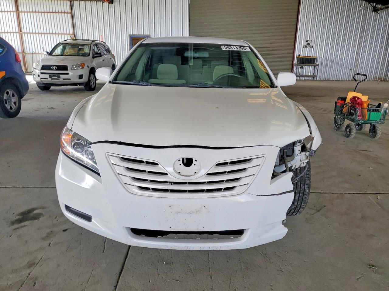 2009 Toyota Camry Le White vin: 4T1BE46K09U853932