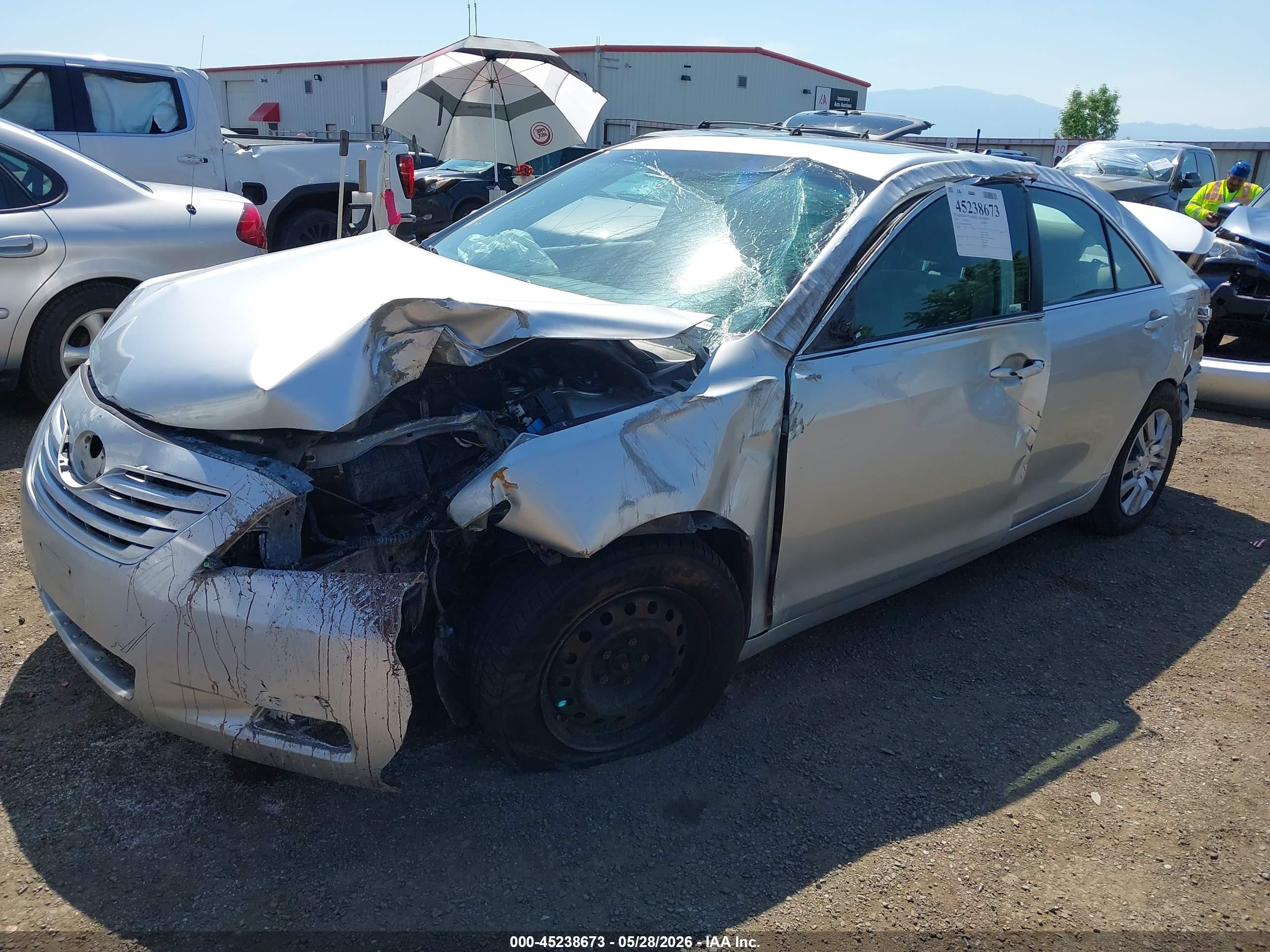 2009 Toyota Camry Le Серебряный vin: 4T1BE46K09U857186