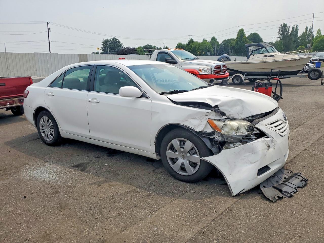 2009 Toyota Camry Le White vin: 4T1BE46K09U869080