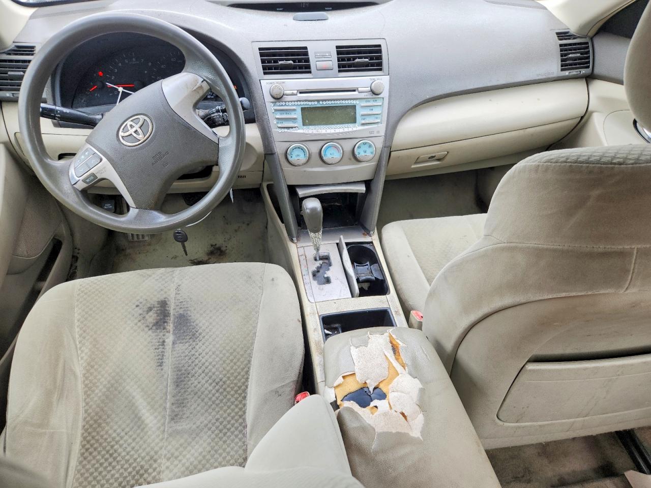2009 Toyota Camry Le Белый vin: 4T1BE46K09U870164