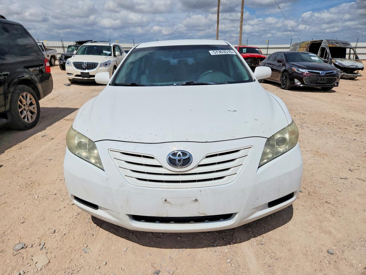 2009 Toyota Camry Base White vin: 4T1BE46K09U895419