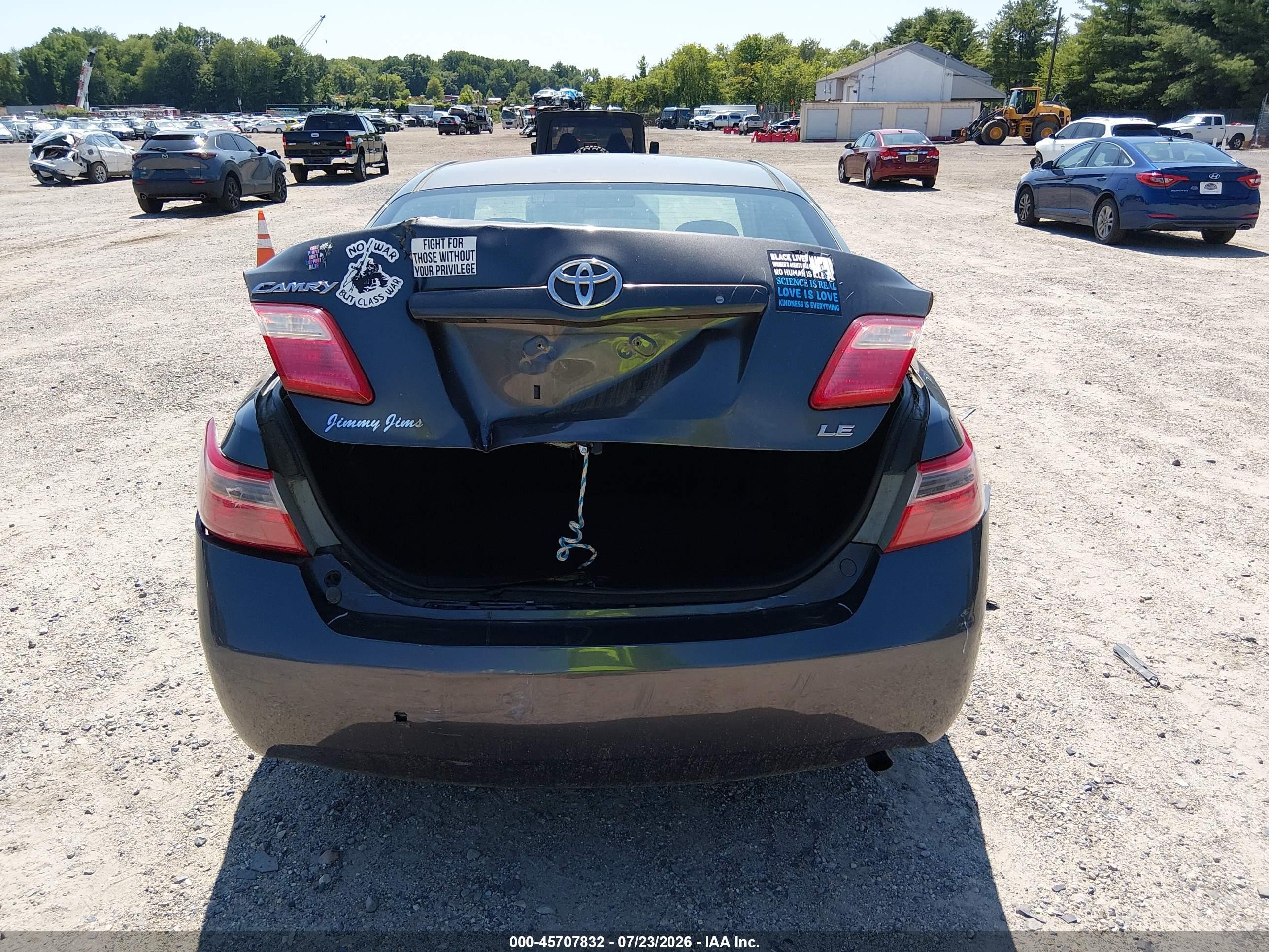2007 Toyota Camry Le Серый vin: 4T1BE46K17U014983