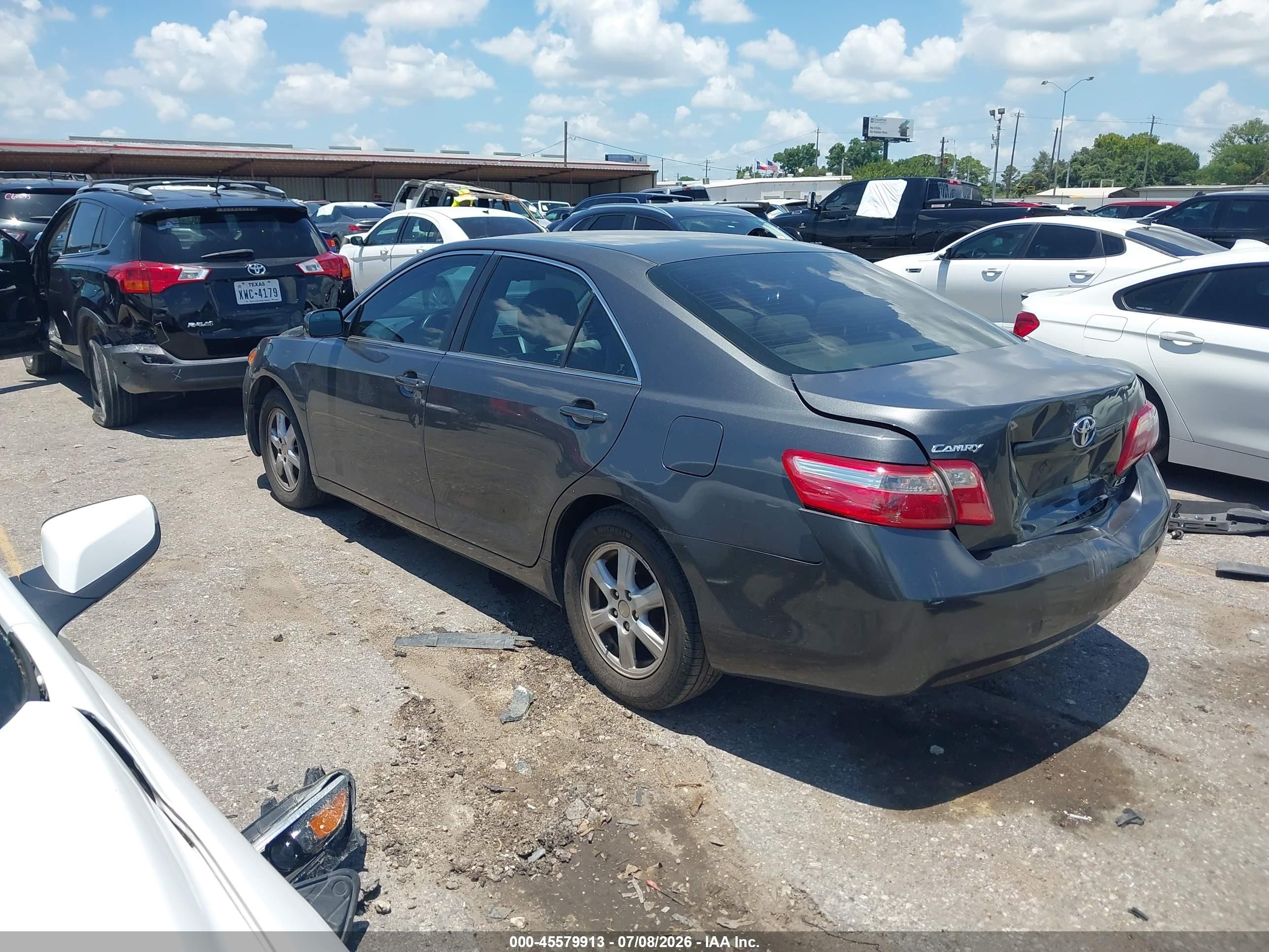 2007 Toyota Camry Le Серый vin: 4T1BE46K17U015437