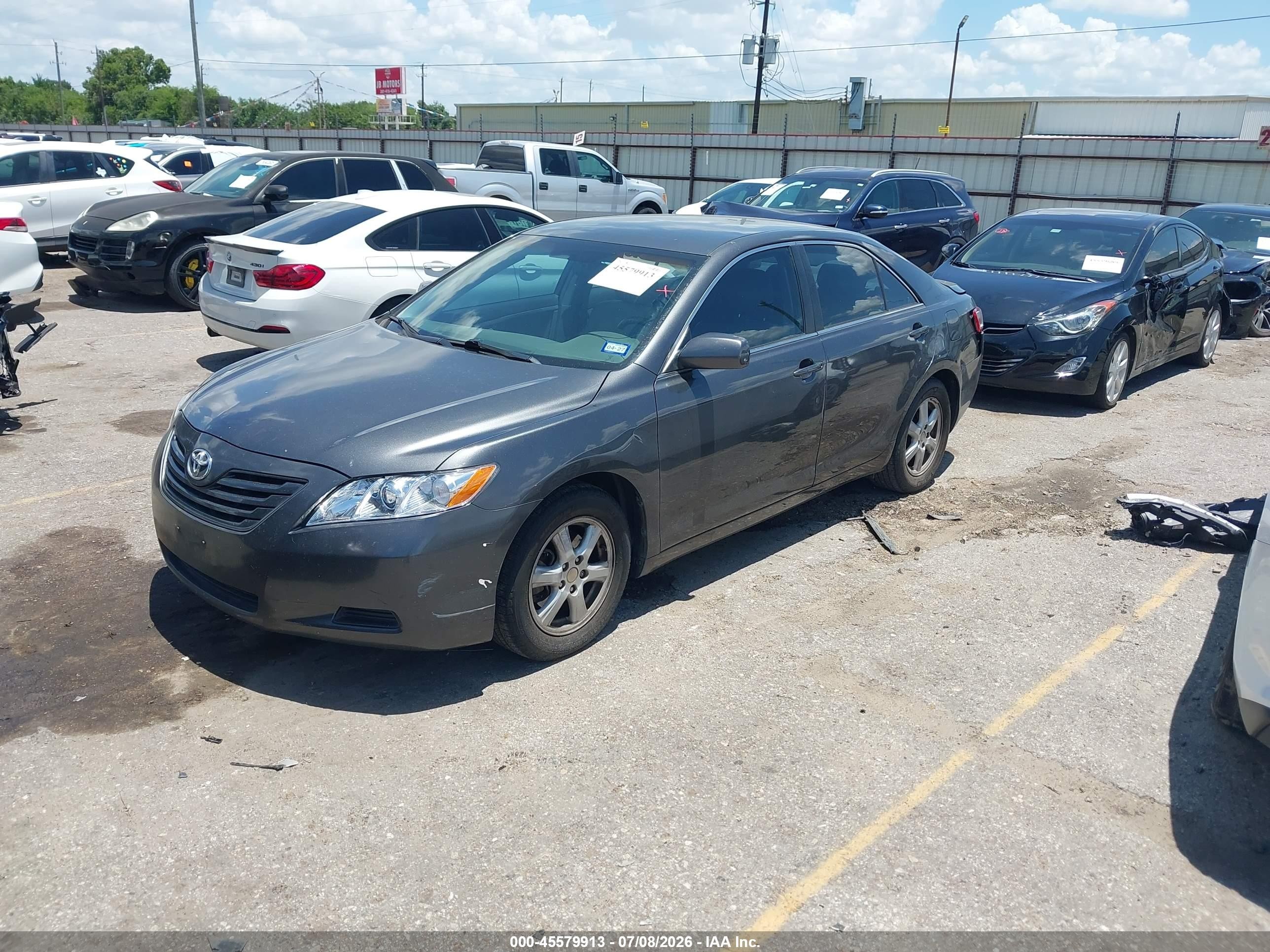 2007 Toyota Camry Le Серый vin: 4T1BE46K17U015437