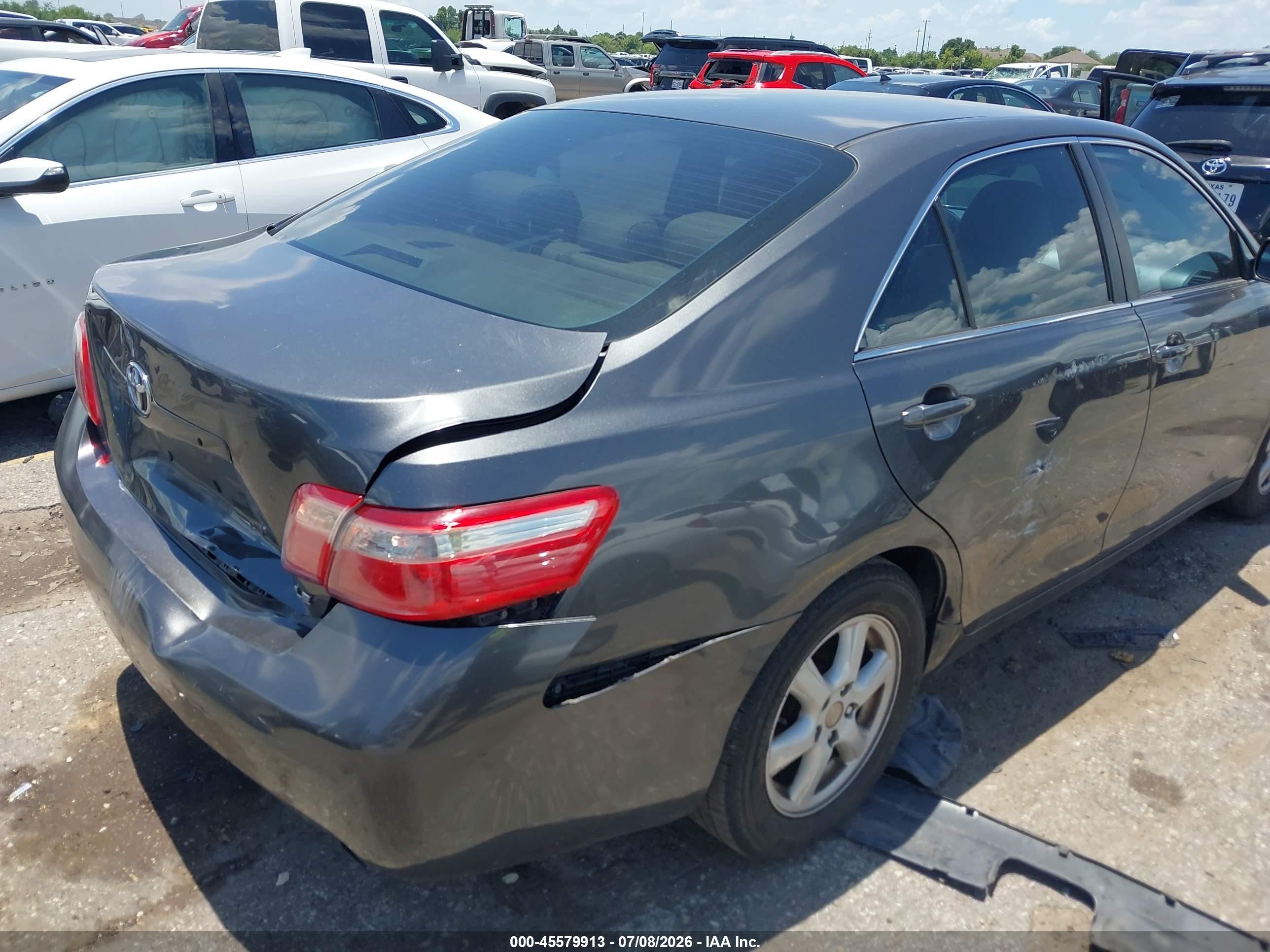 2007 Toyota Camry Le Серый vin: 4T1BE46K17U015437