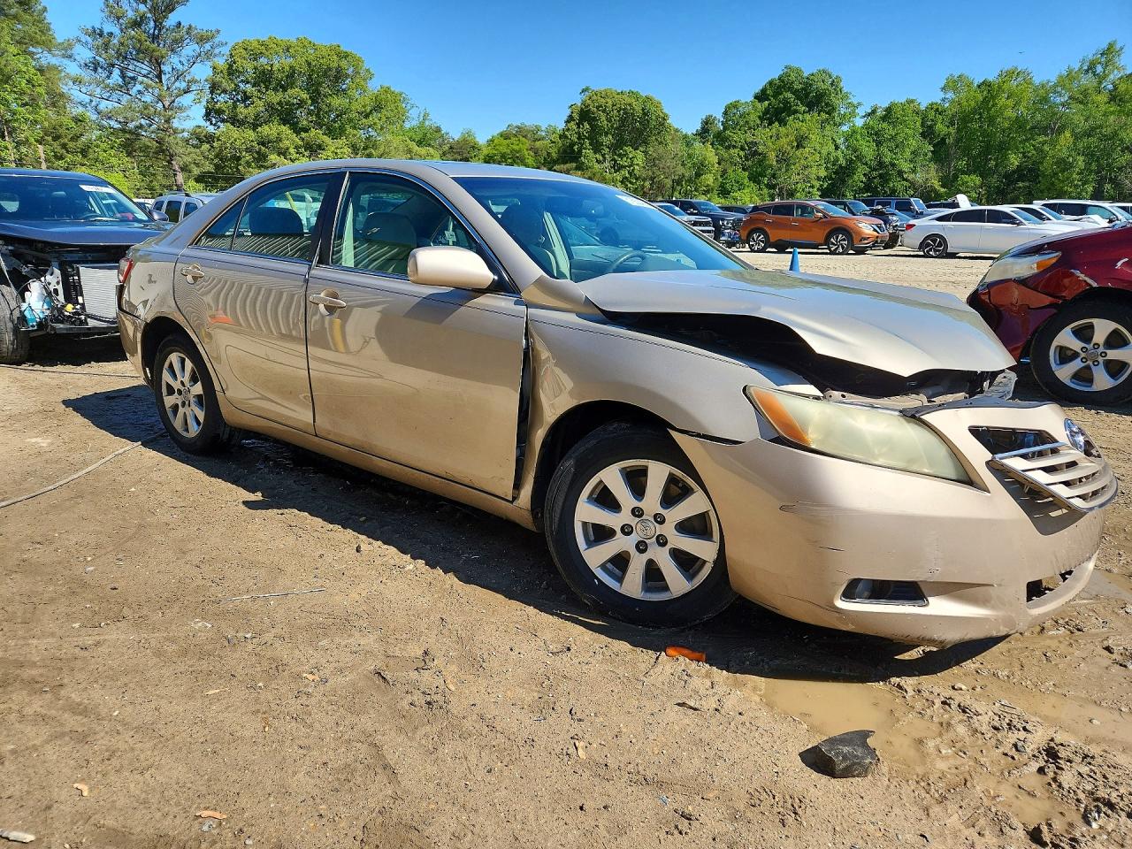 2007 Toyota Camry Xle Tan vin: 4T1BE46K17U036143