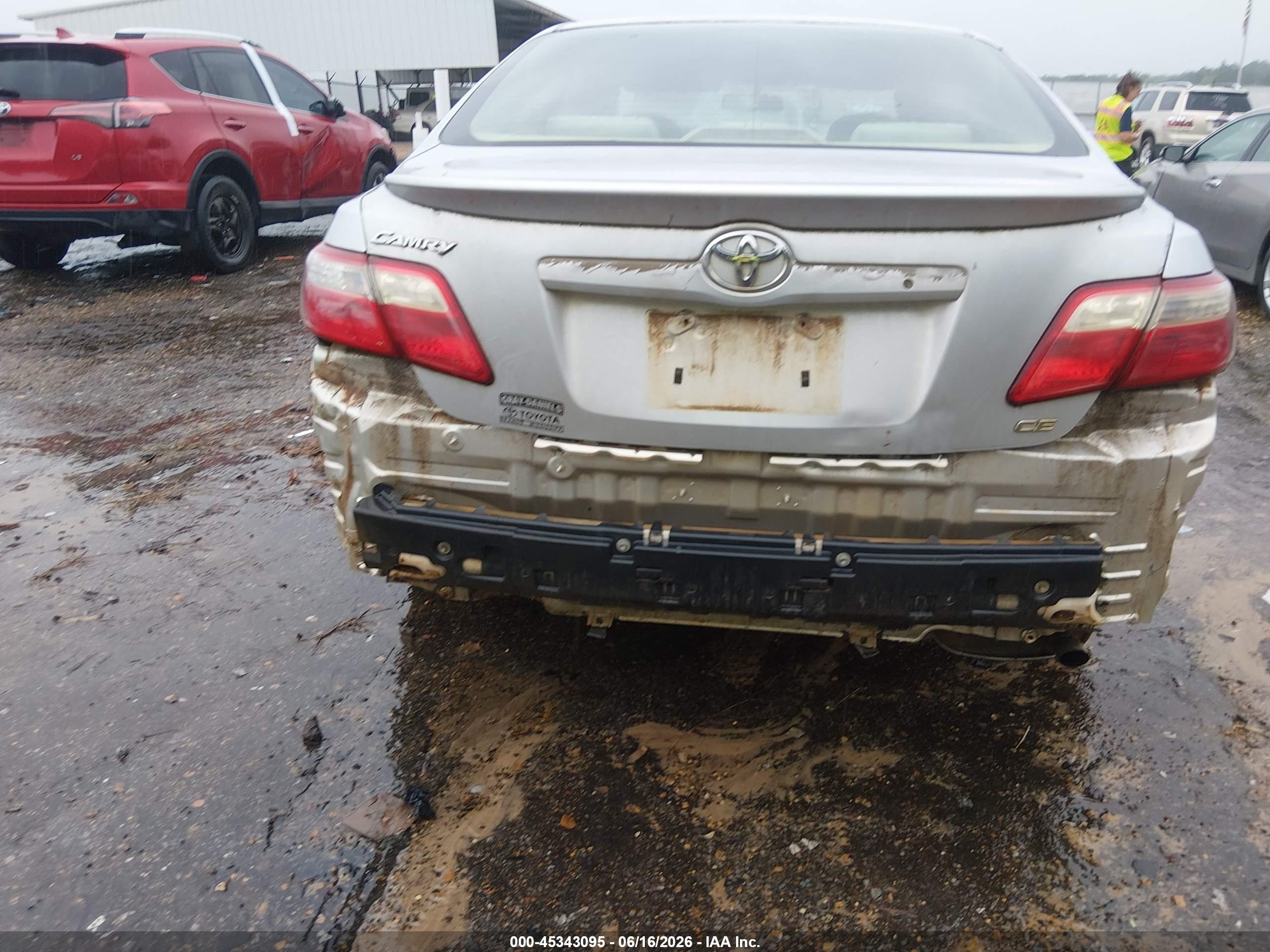 2007 Toyota Camry Ce Silver vin: 4T1BE46K17U052780