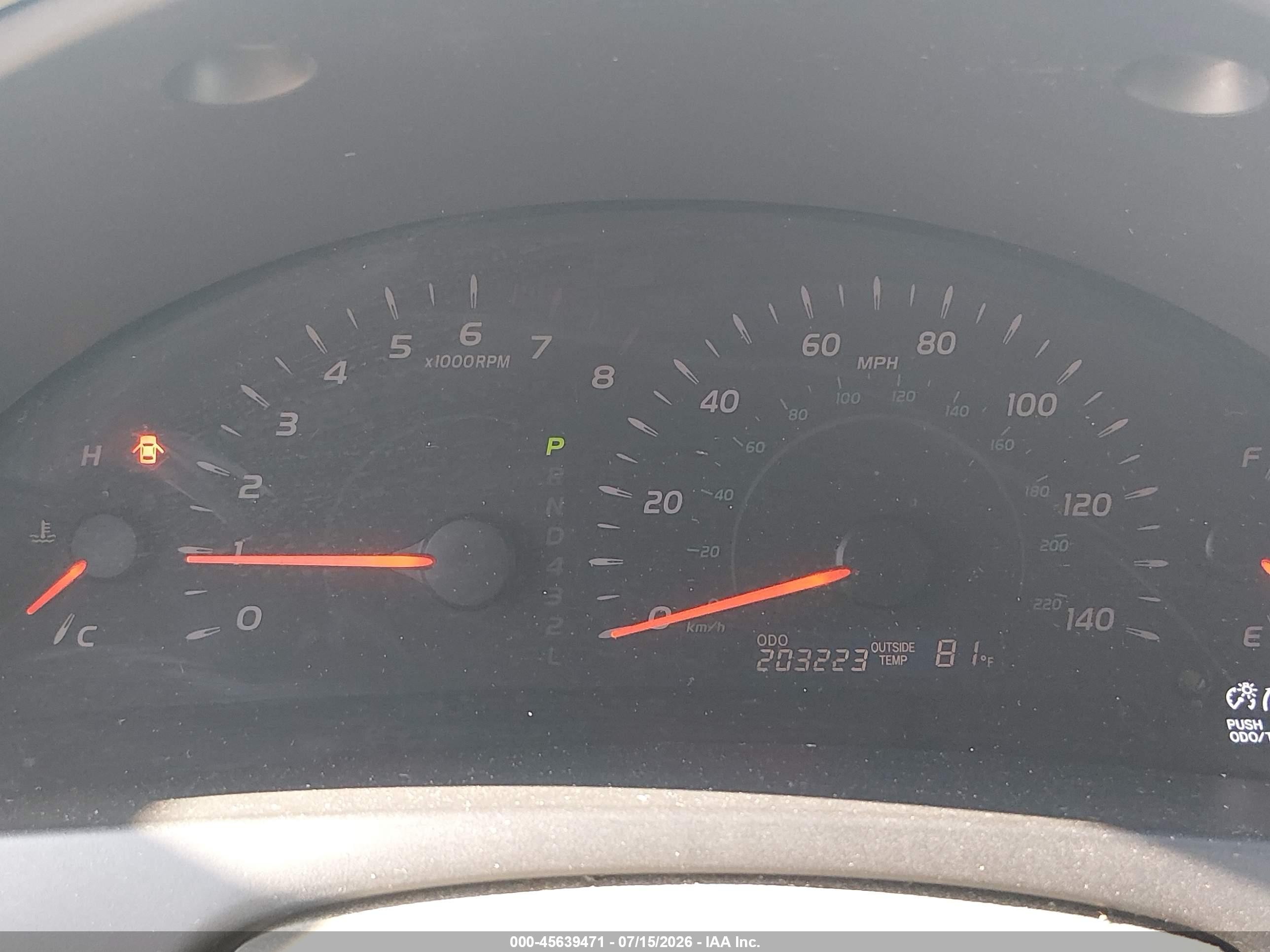 2007 Toyota Camry Le Champagne vin: 4T1BE46K17U068428