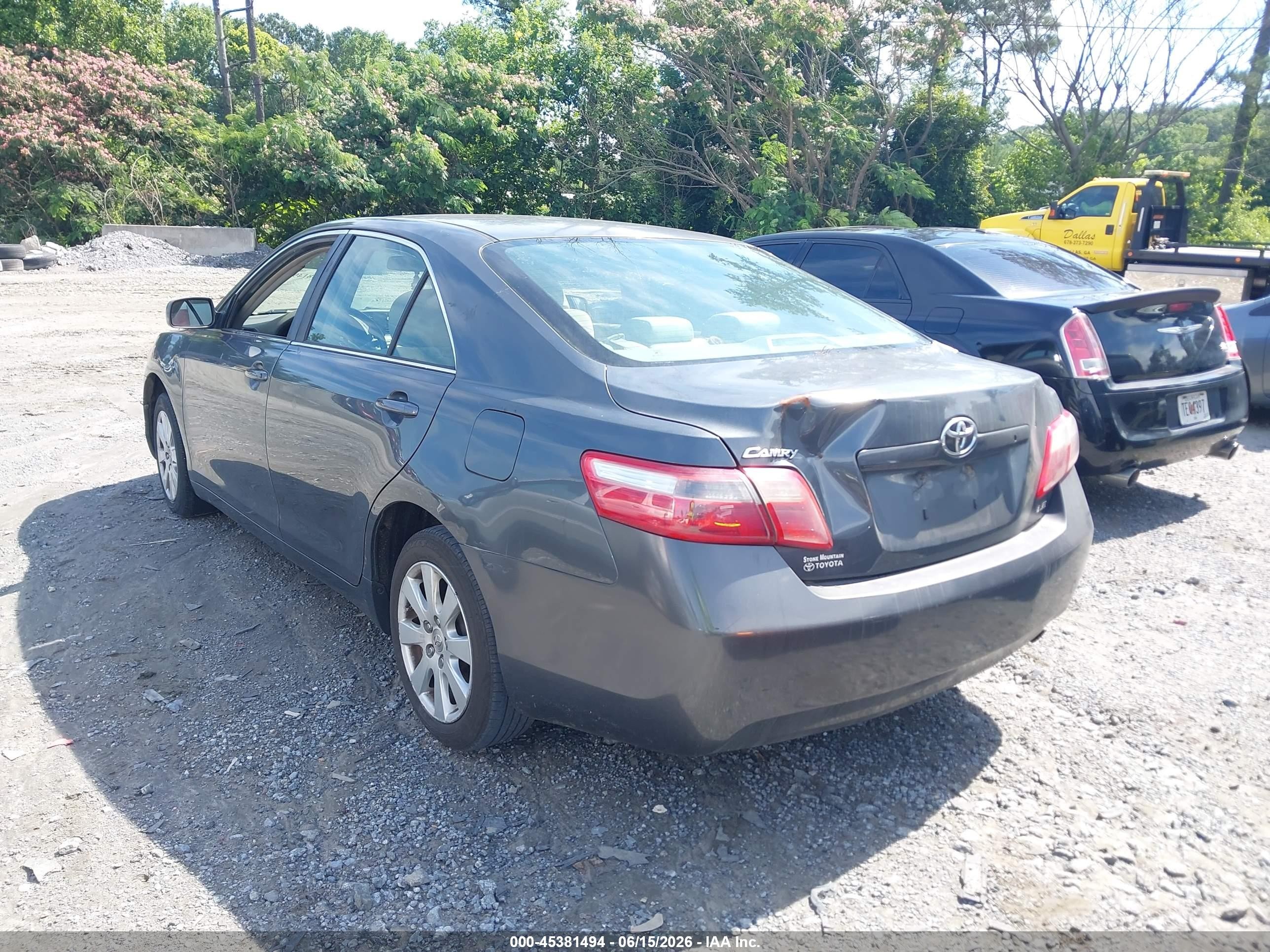 2007 Toyota Camry Le Серый vin: 4T1BE46K17U069370