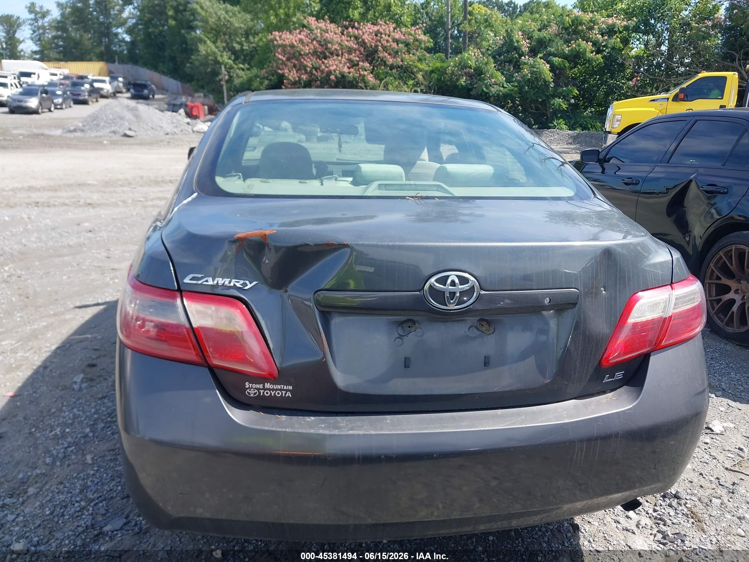 2007 Toyota Camry Le Серый vin: 4T1BE46K17U069370