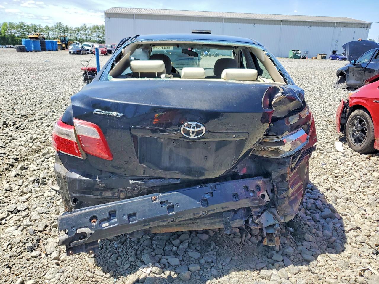 2007 Toyota Camry Le Black vin: 4T1BE46K17U075055