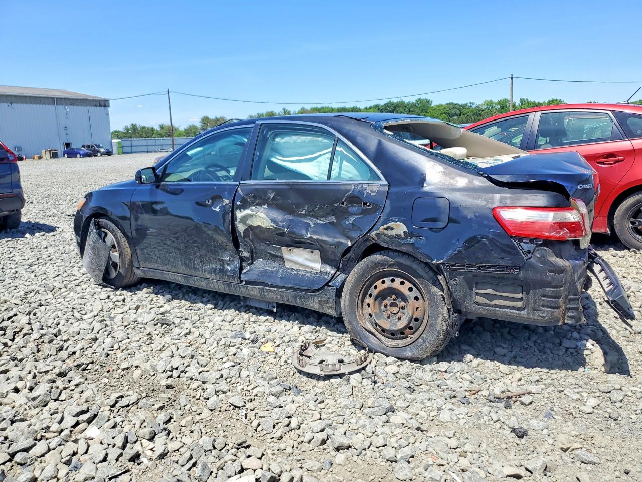 2007 Toyota Camry Le Black vin: 4T1BE46K17U075055
