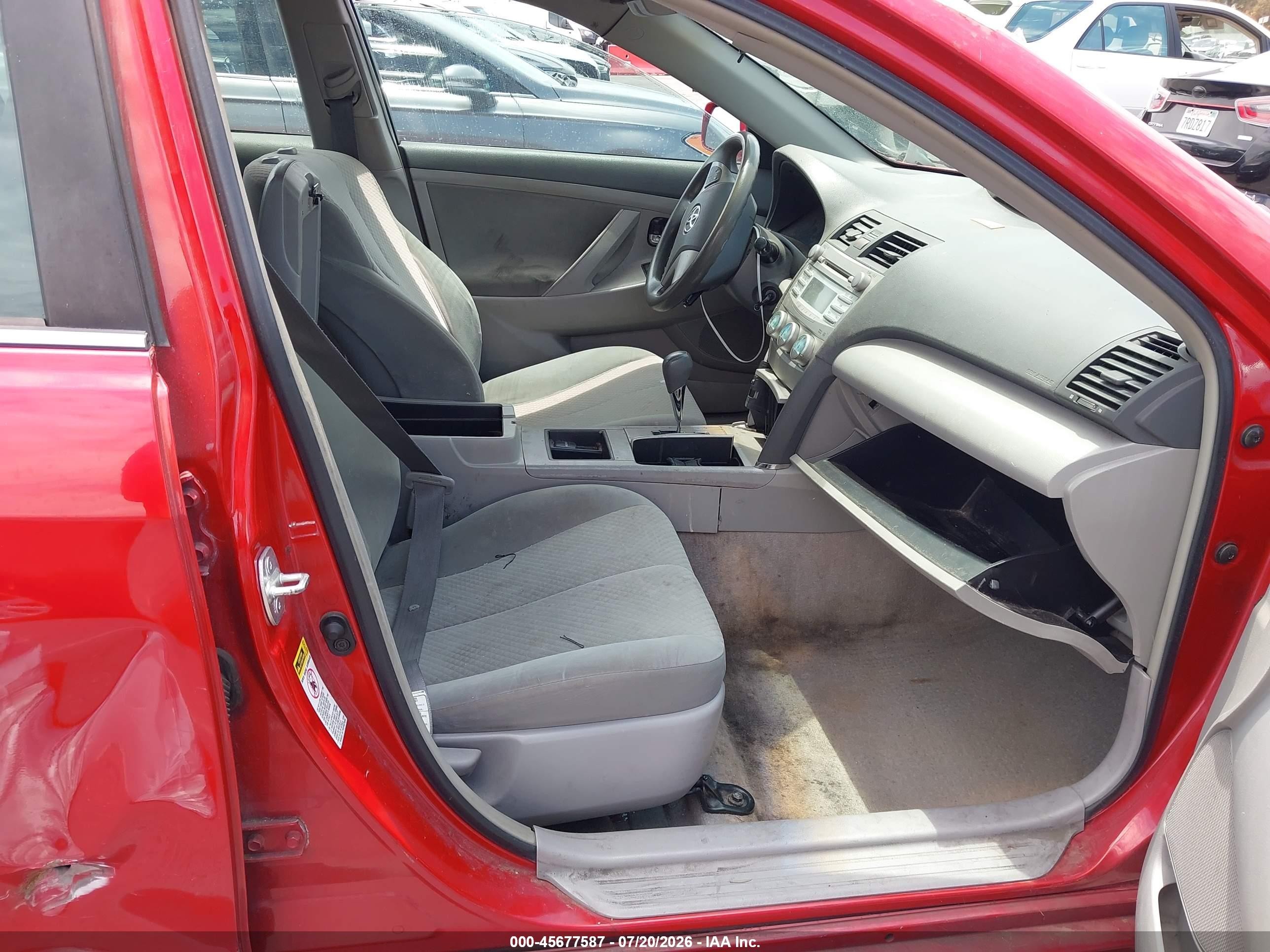 2007 Toyota Camry Le Red vin: 4T1BE46K17U076755