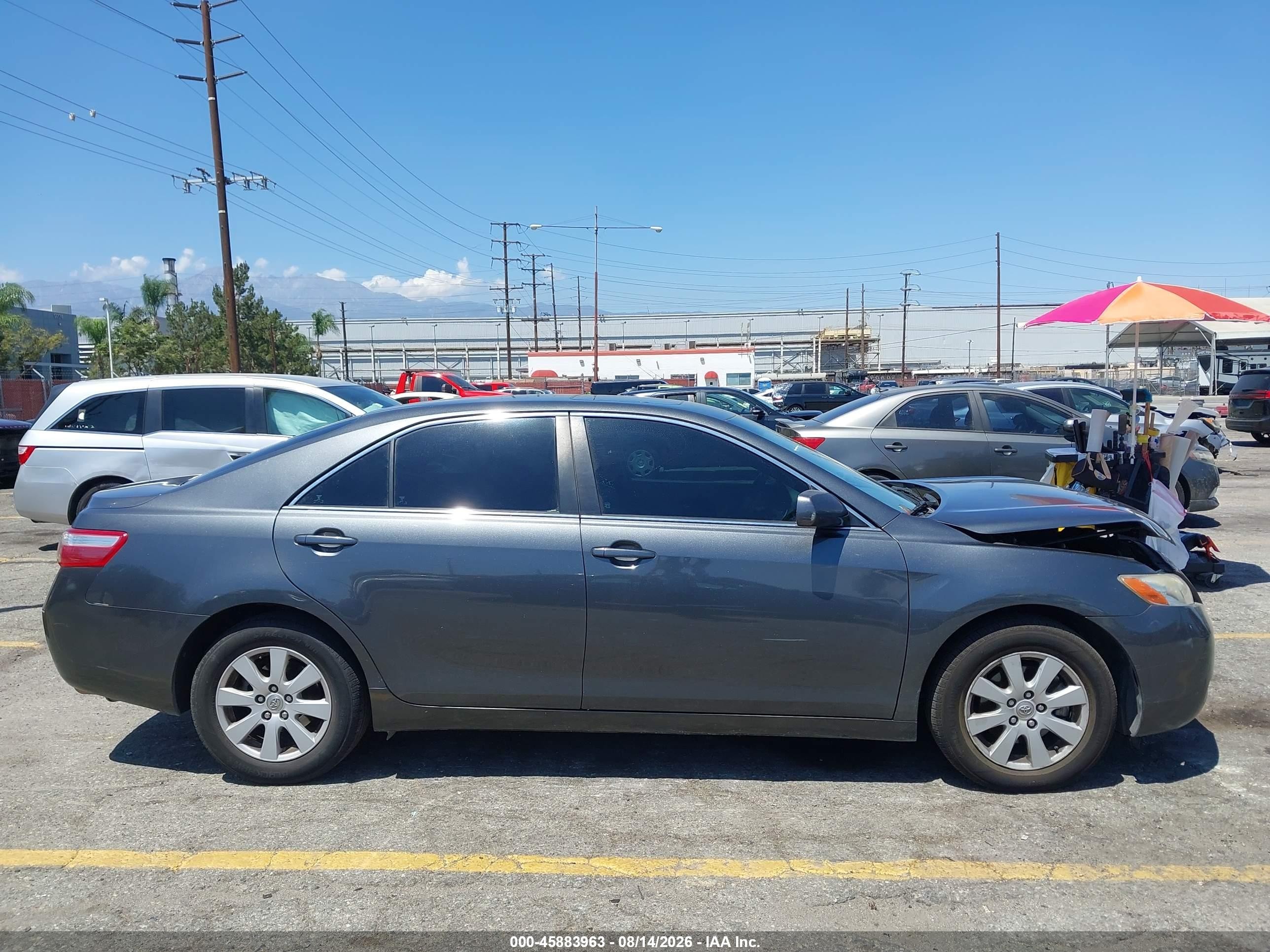 2007 Toyota Camry Xle Gray vin: 4T1BE46K17U078229