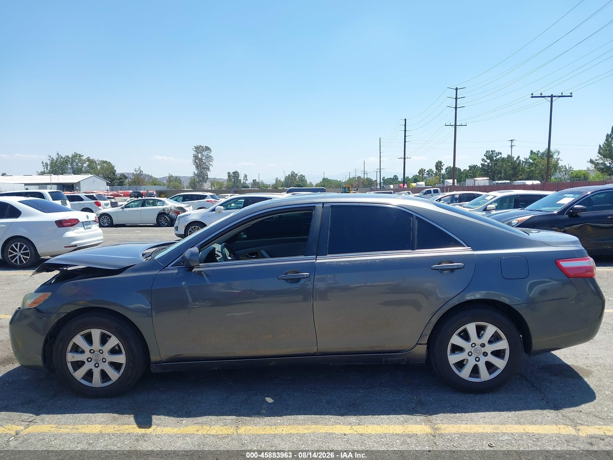 2007 Toyota Camry Xle Gray vin: 4T1BE46K17U078229