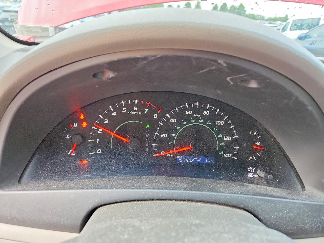 2007 Toyota Camry Le Red vin: 4T1BE46K17U093149