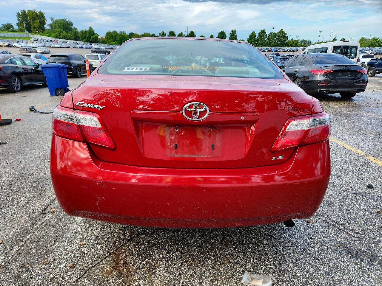 2007 Toyota Camry Le Red vin: 4T1BE46K17U093149