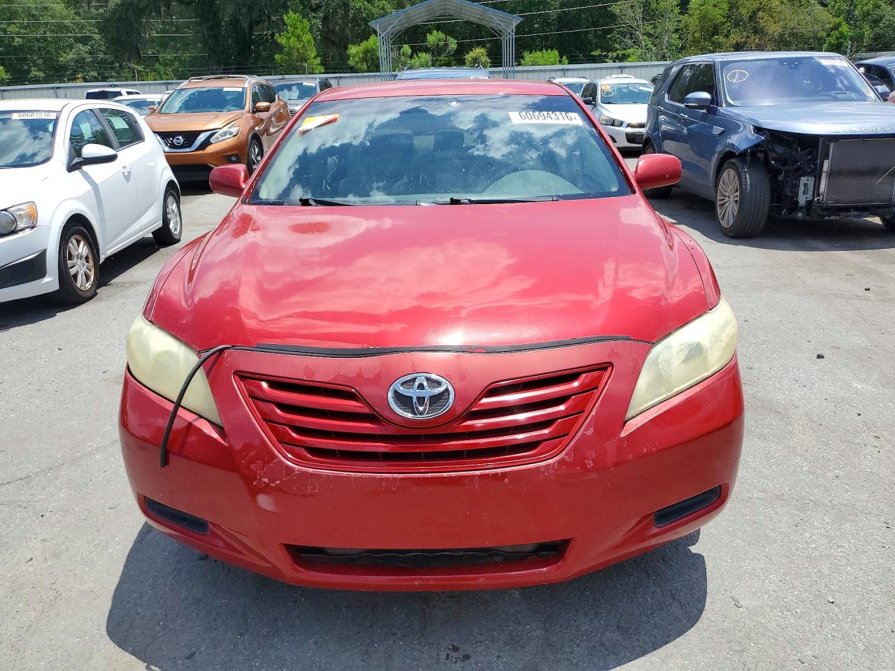 2007 Toyota Camry Le Red vin: 4T1BE46K17U095094