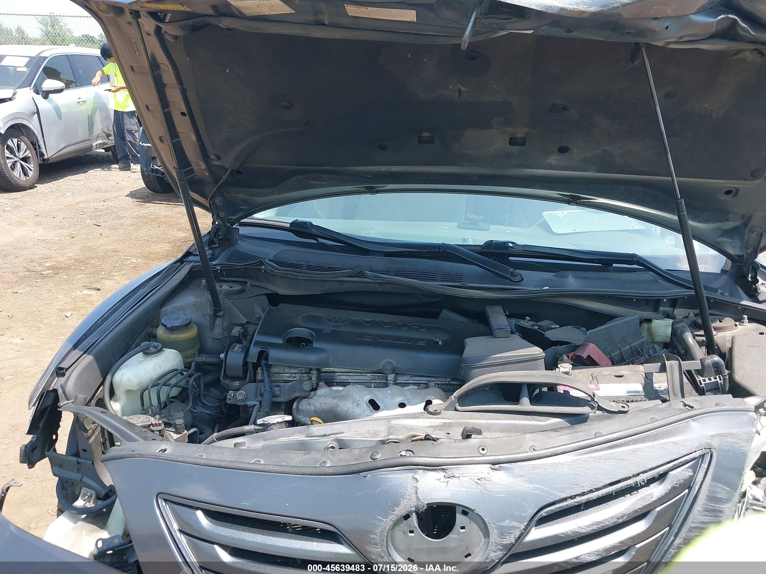 2007 Toyota Camry Le Gray vin: 4T1BE46K17U114579