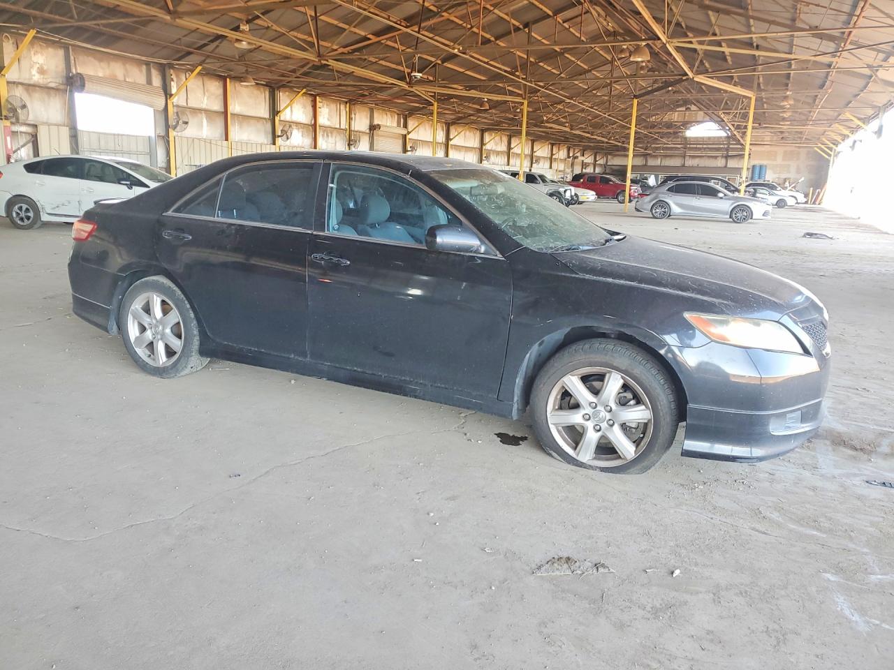 2007 Toyota Camry Ce Black vin: 4T1BE46K17U115019