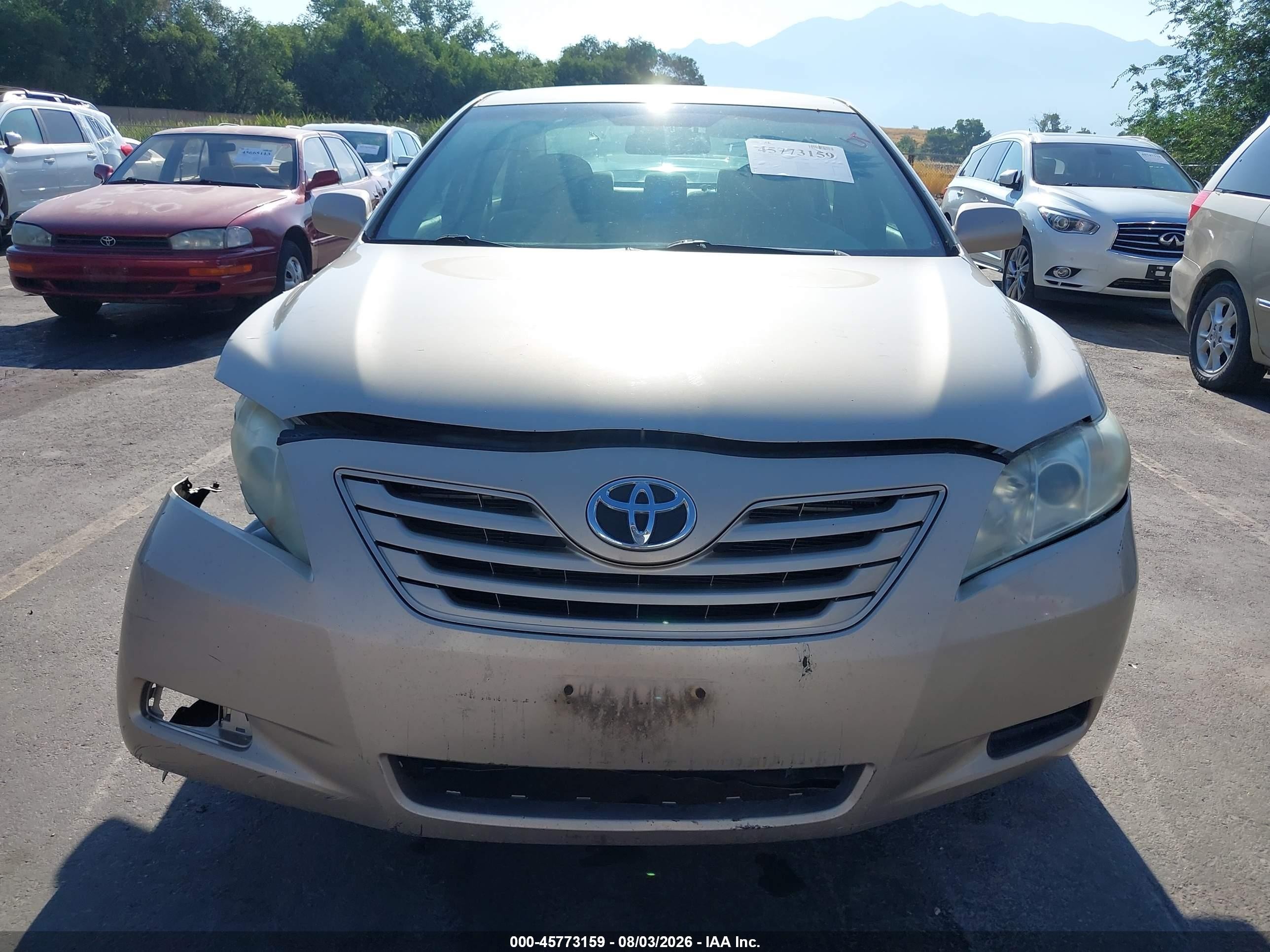 2007 Toyota Camry Le Серебряный vin: 4T1BE46K17U127848