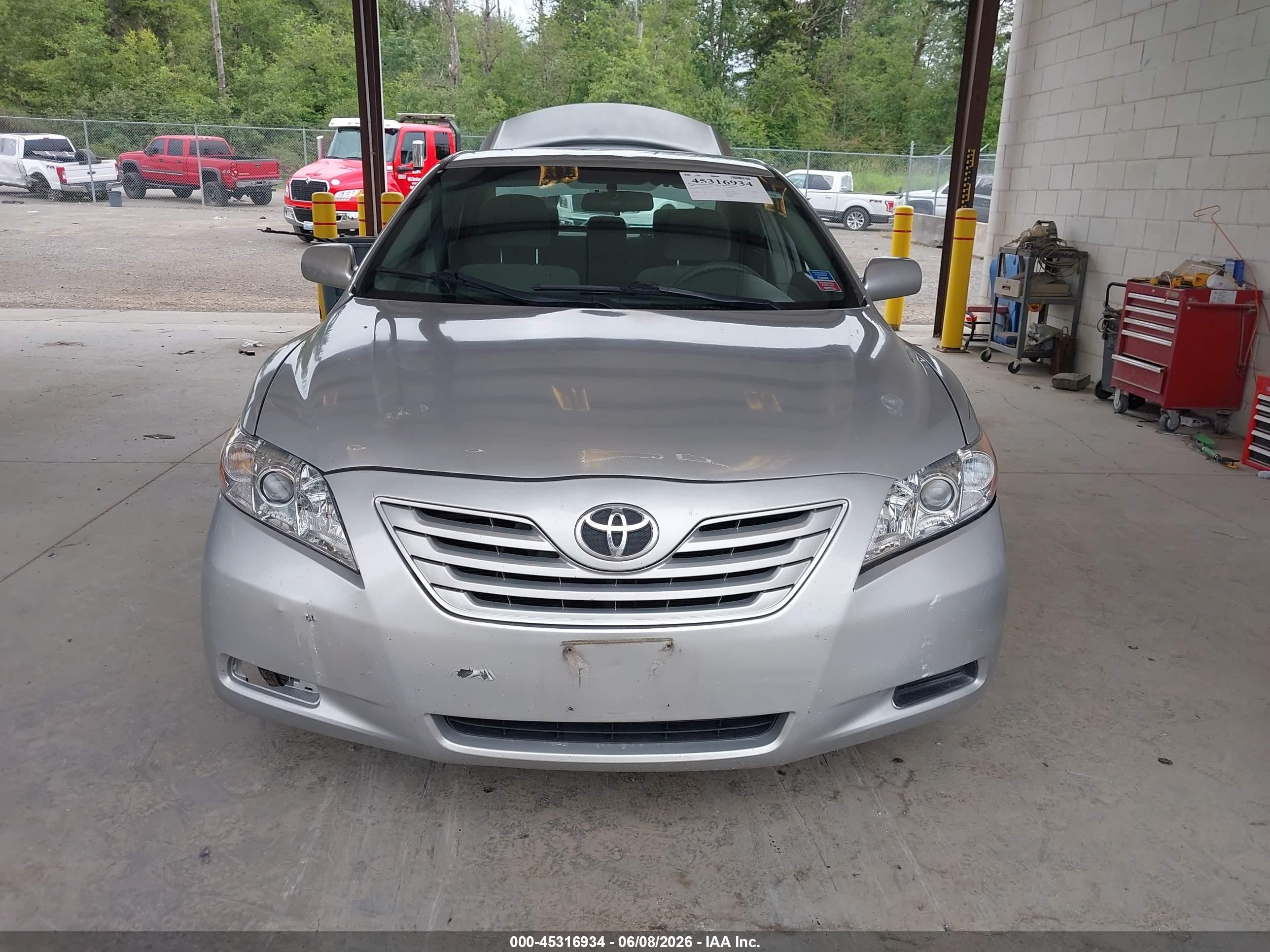 2007 Toyota Camry Le Silver vin: 4T1BE46K17U153396