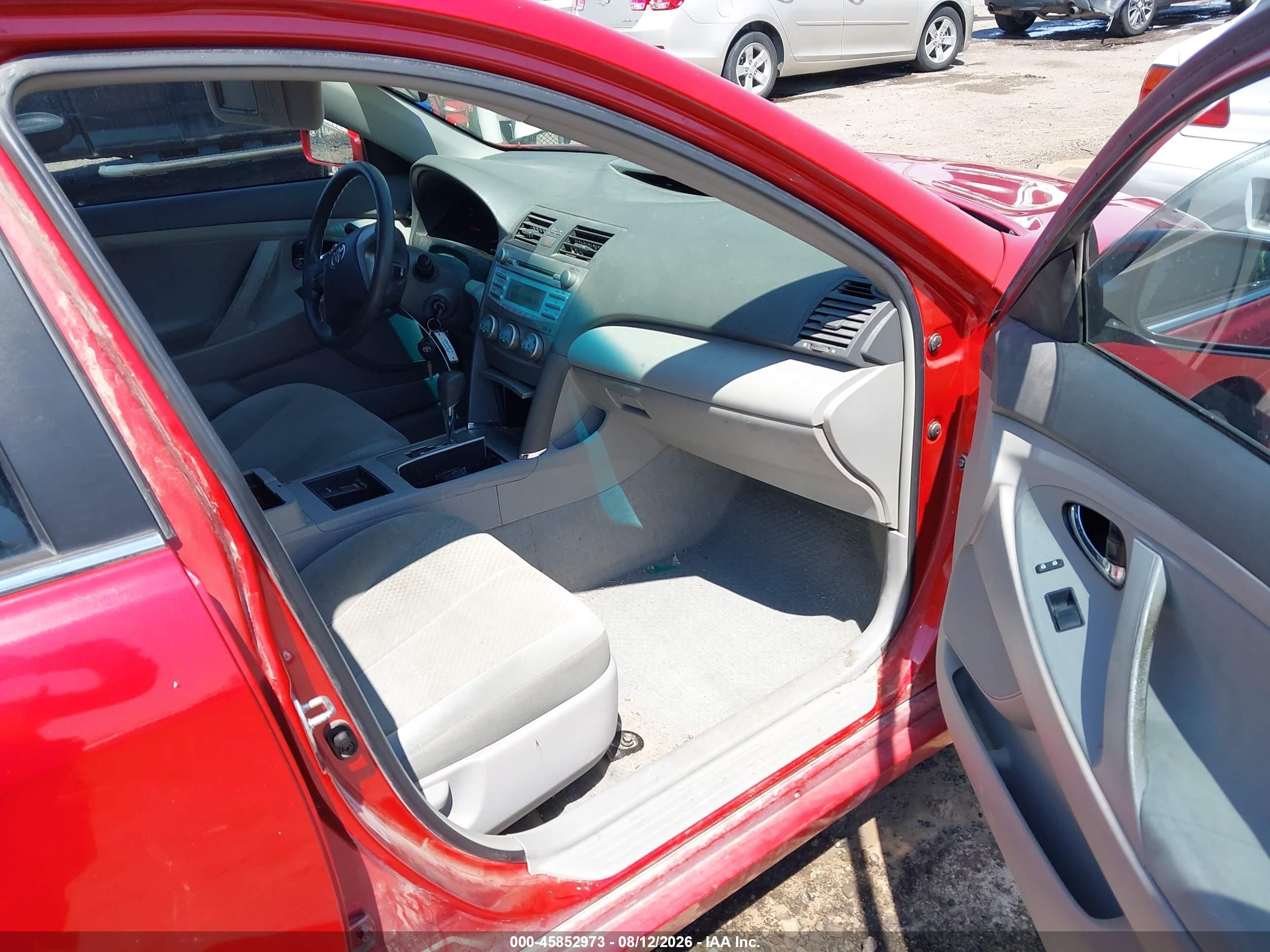 2007 Toyota Camry Le Red vin: 4T1BE46K17U171106