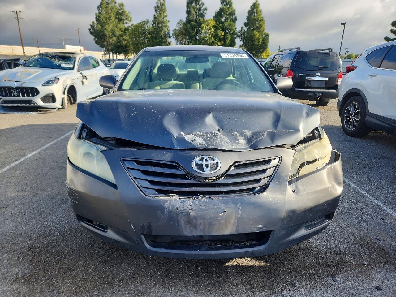 2007 Toyota Camry Le Угольный vin: 4T1BE46K17U504632