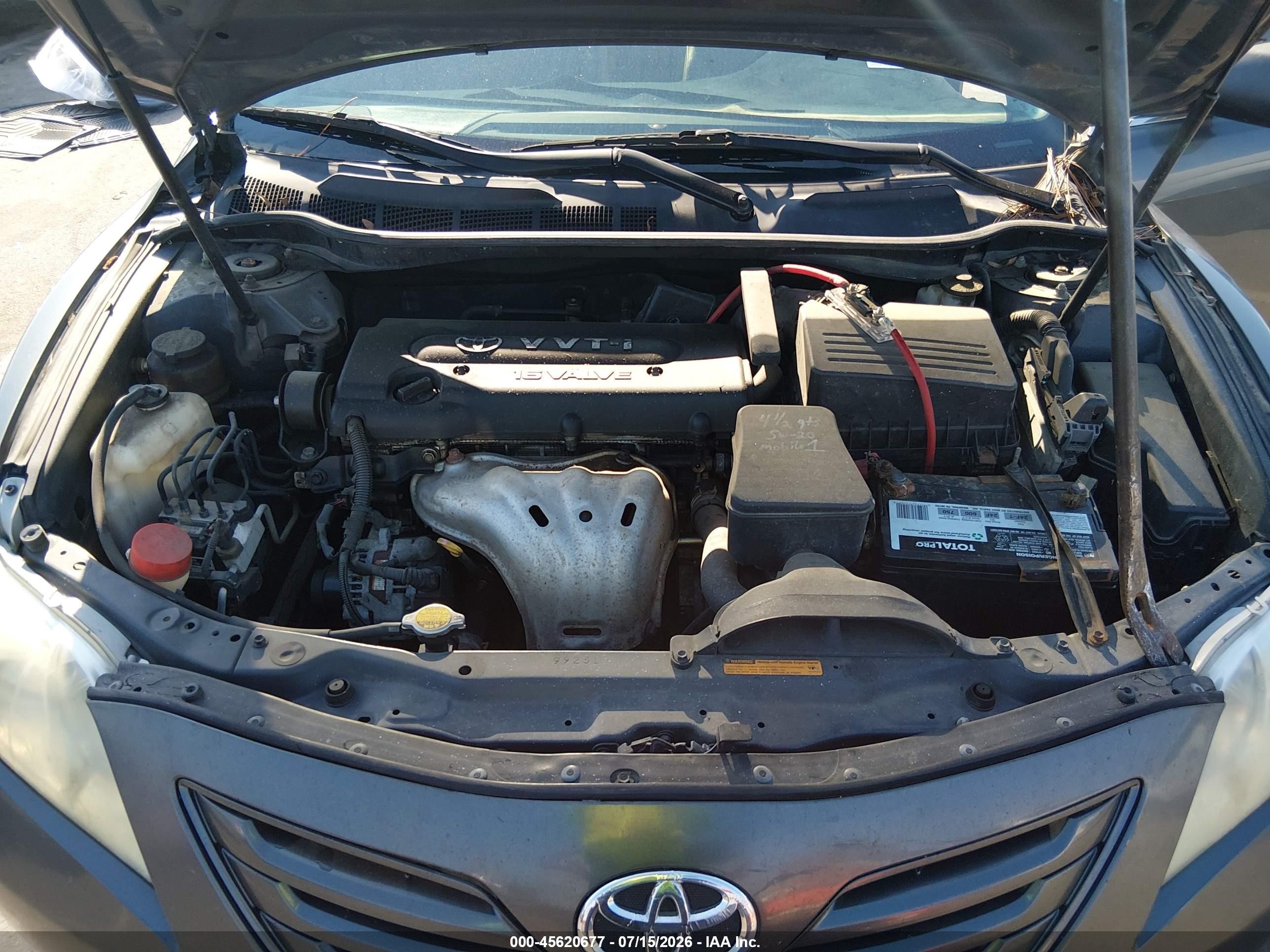 2007 Toyota Camry Le Gray vin: 4T1BE46K17U520166