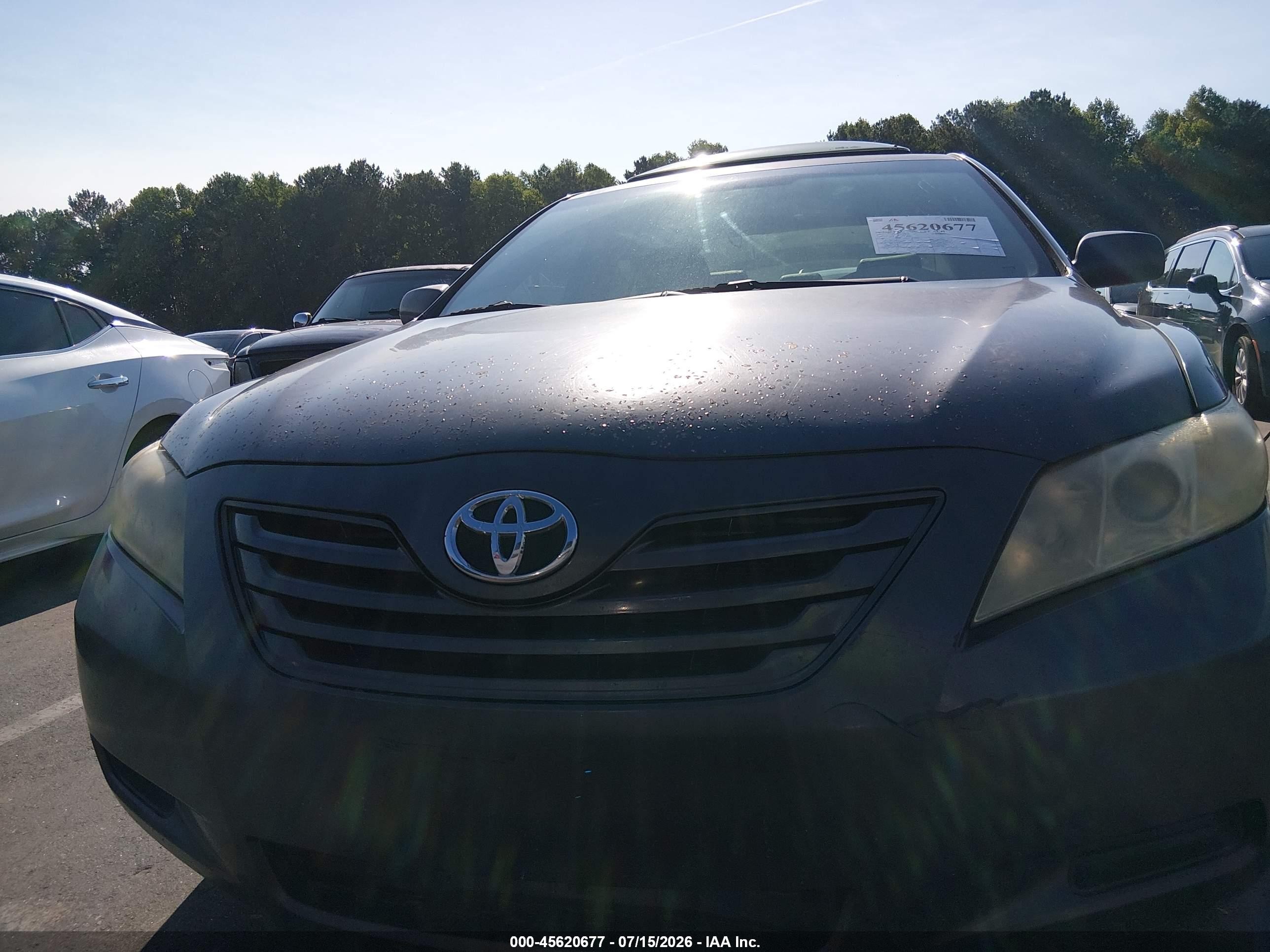 2007 Toyota Camry Le Gray vin: 4T1BE46K17U520166