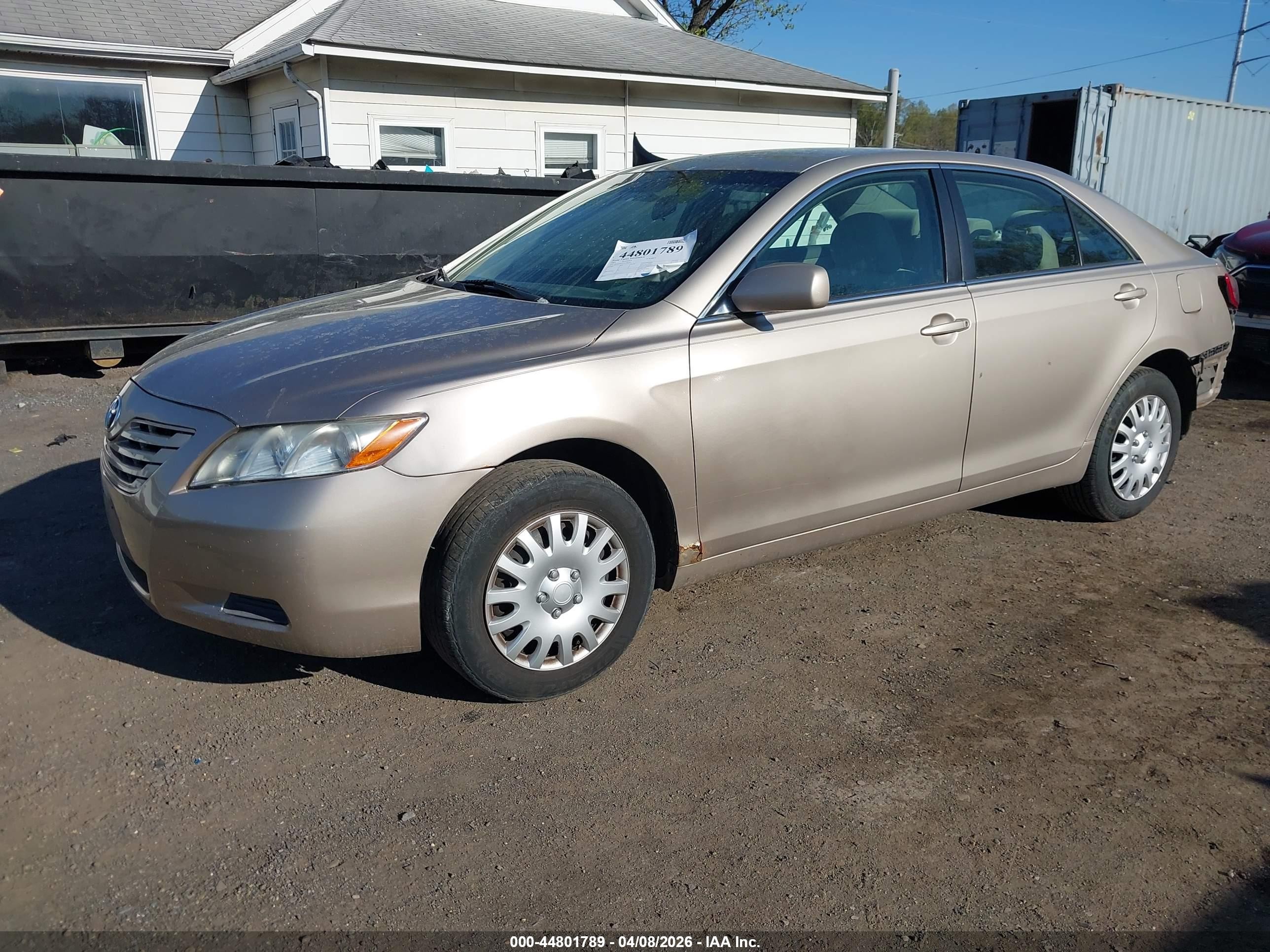 2007 Toyota Camry Ce Золотой vin: 4T1BE46K17U538196