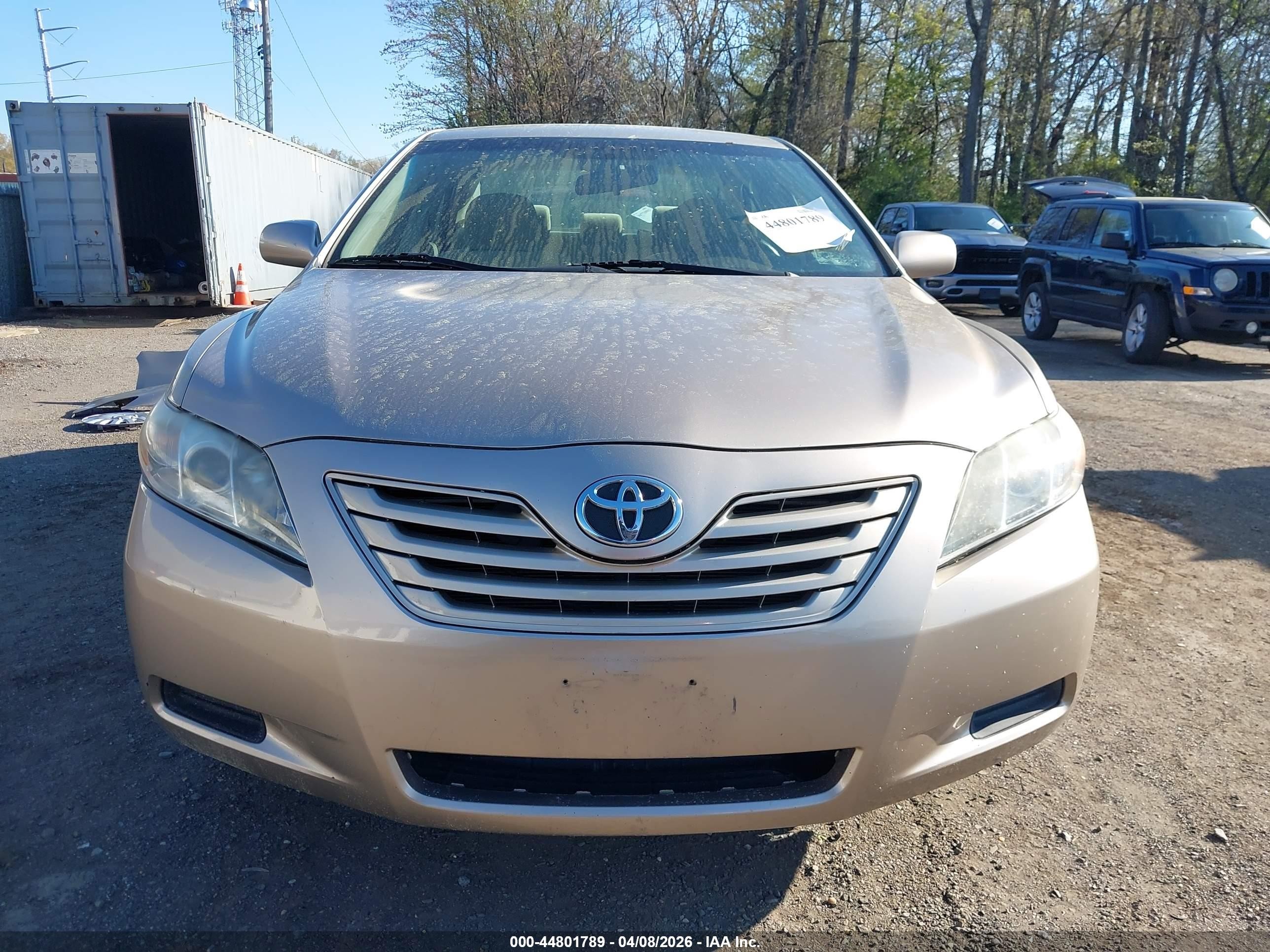 2007 Toyota Camry Ce Золотой vin: 4T1BE46K17U538196