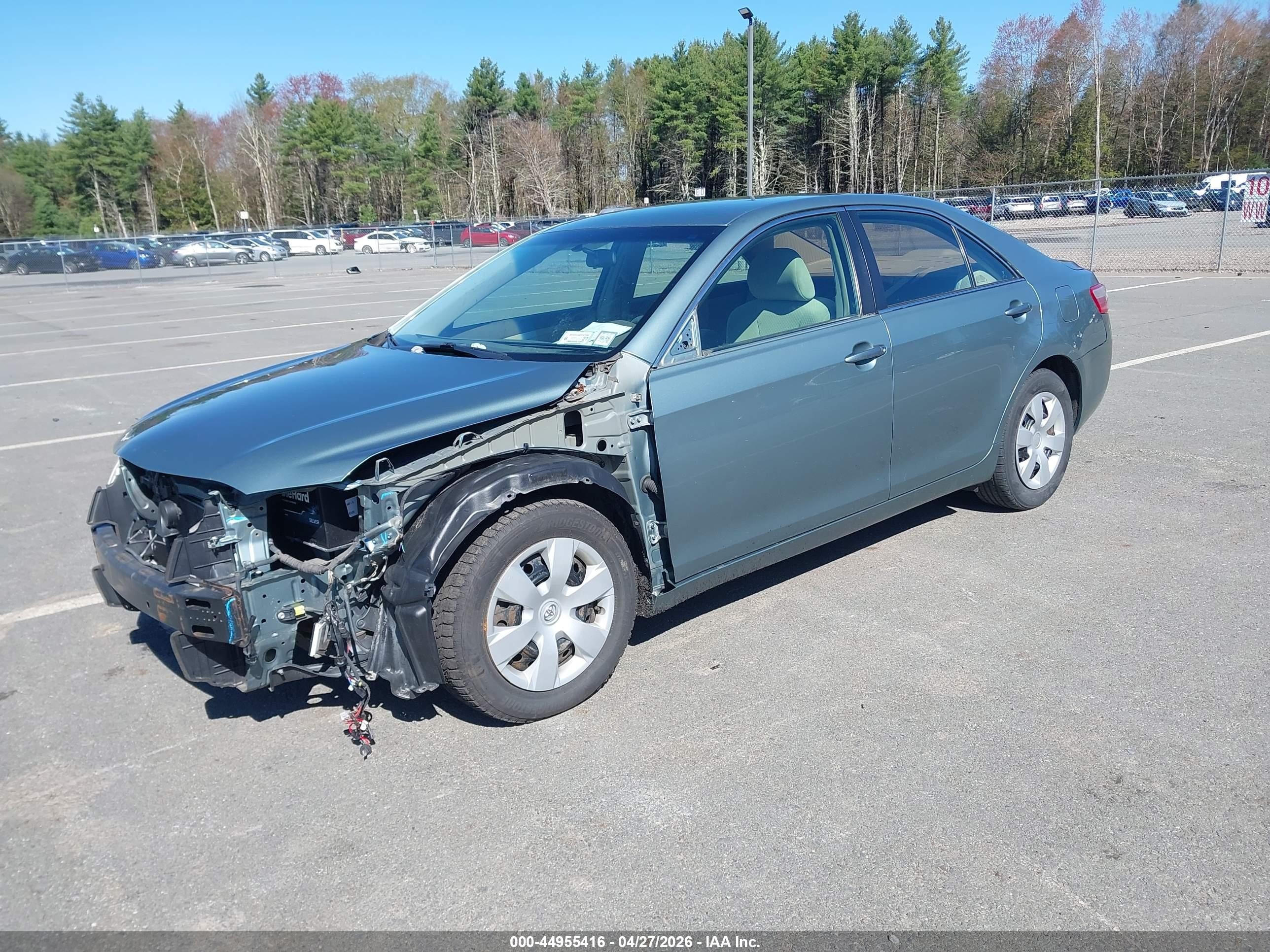 2007 Toyota Camry Le Blue vin: 4T1BE46K17U539400