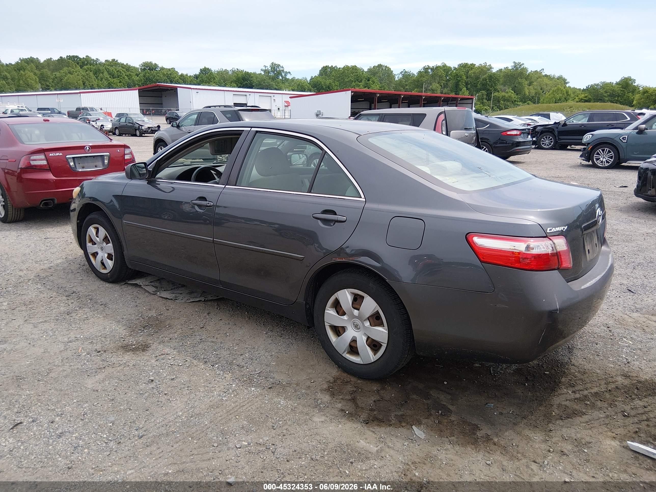 2007 Toyota Camry Le Gray vin: 4T1BE46K17U565995