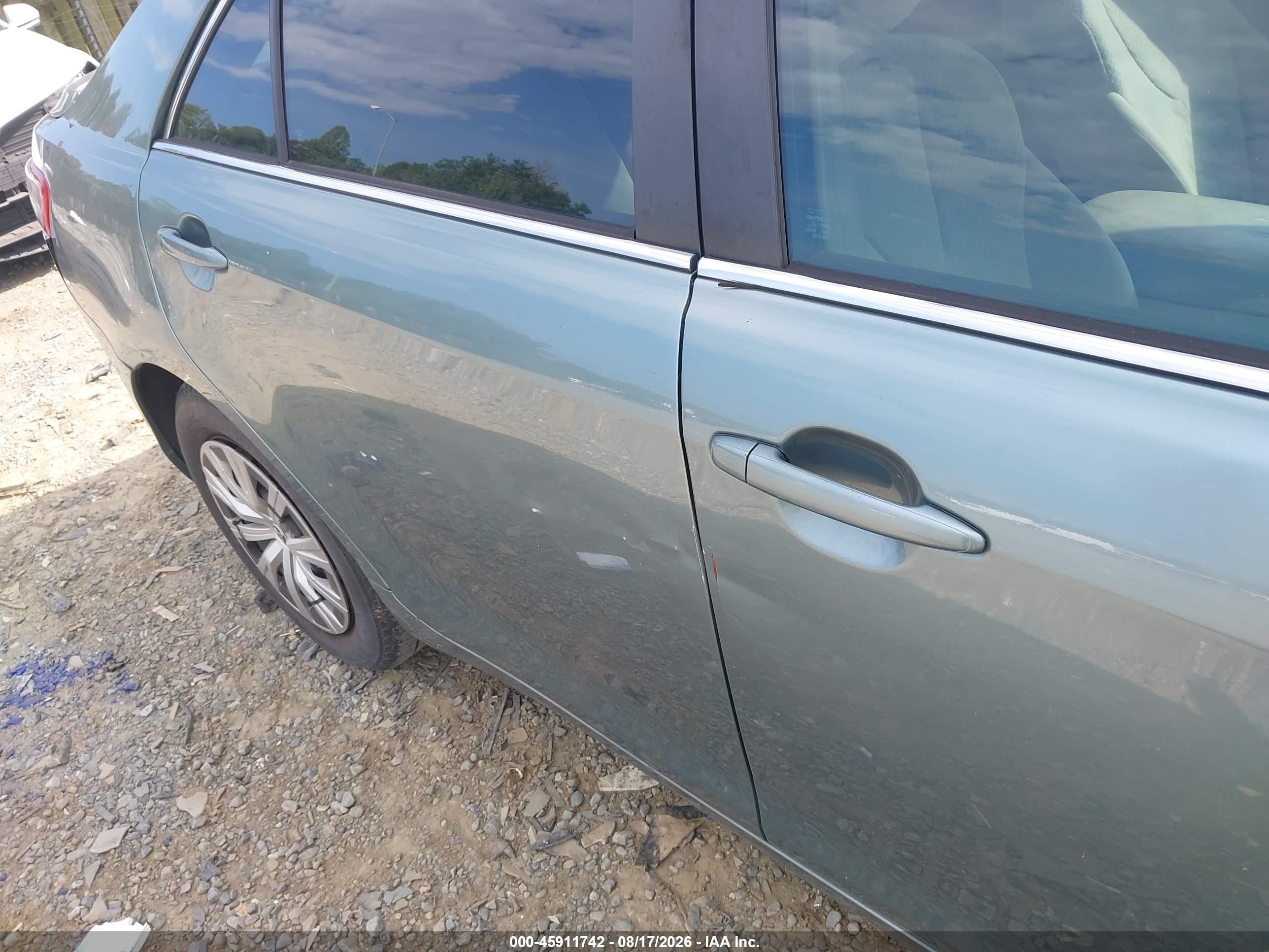 2007 Toyota Camry Le Green vin: 4T1BE46K17U577239