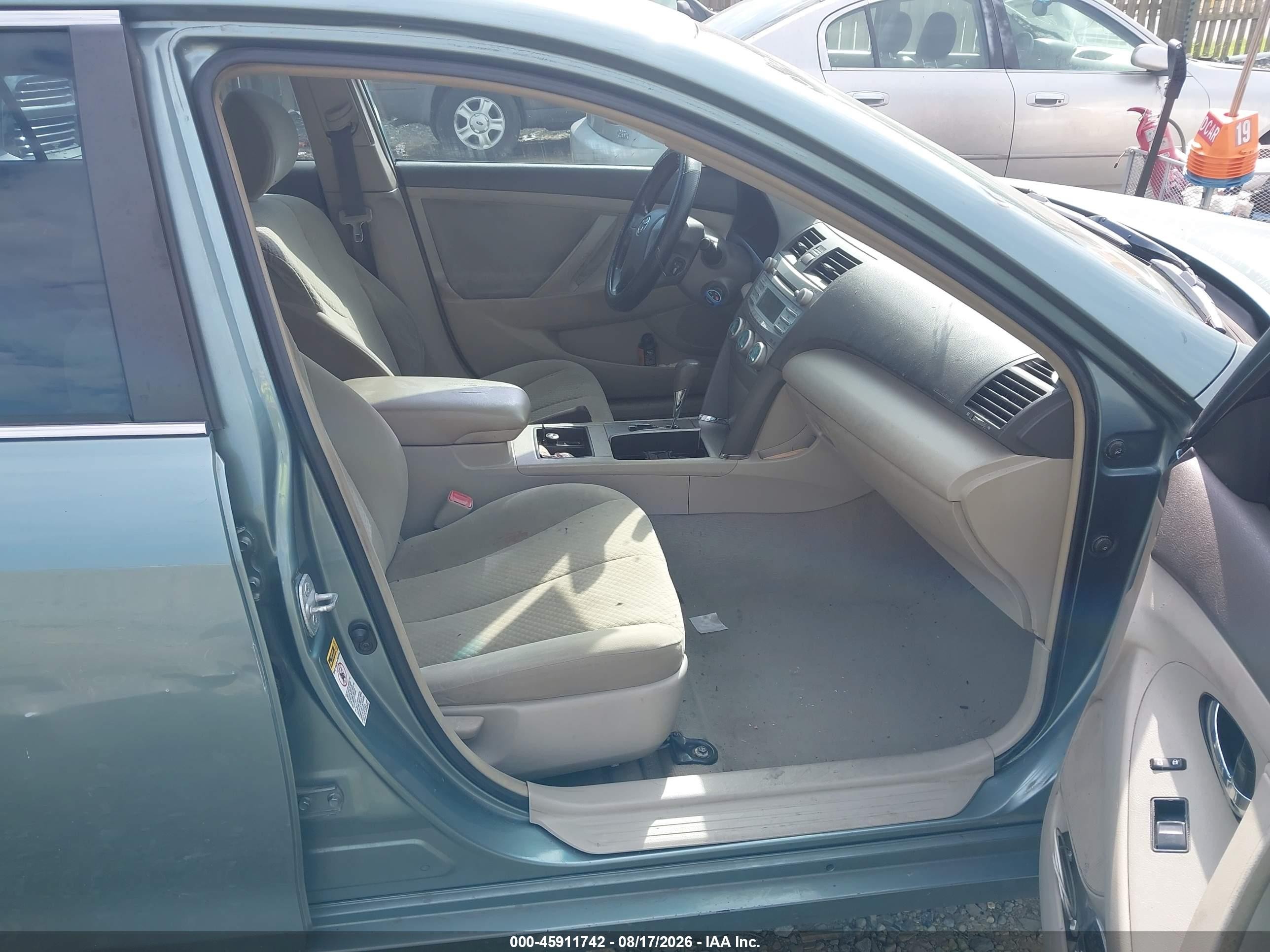 2007 Toyota Camry Le Green vin: 4T1BE46K17U577239